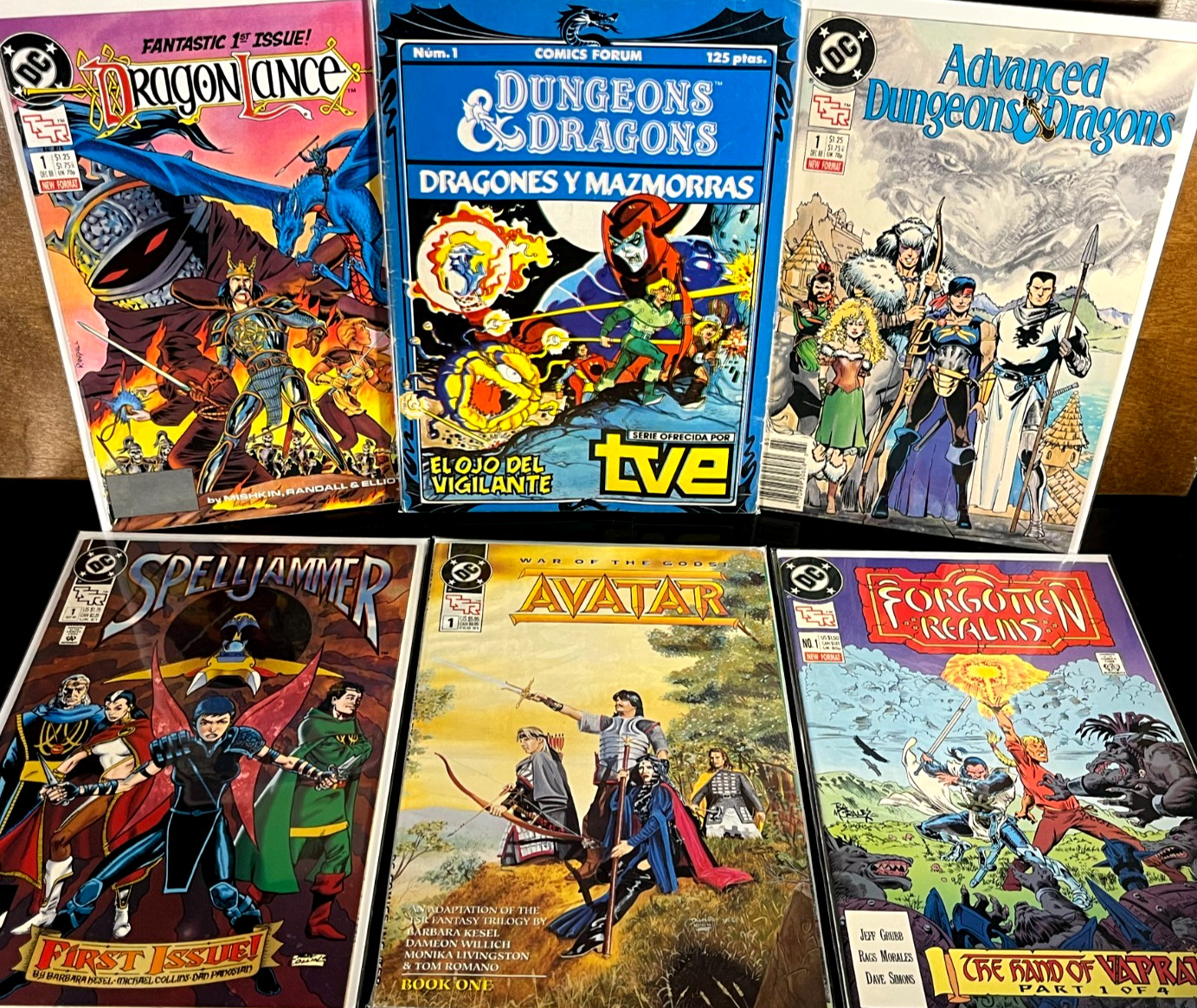 1st Issue Lot DUNGEONS & DRAGONS DragonLance Forgotten Realms Dragones Mazmorras