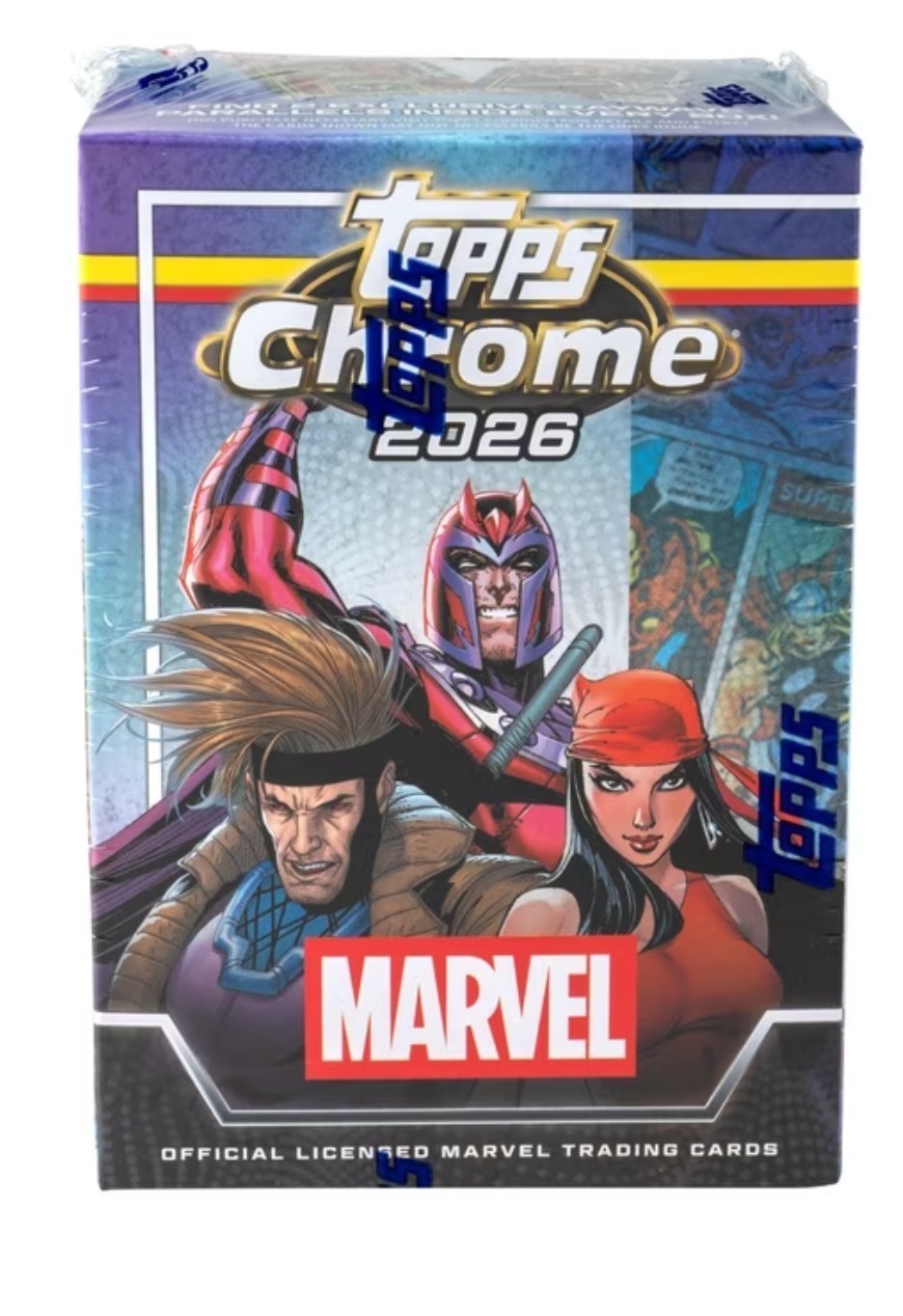 2026 TOPPS CHROME MARVEL COMICS VALUE BLASTER BOX FACTORY SEALED