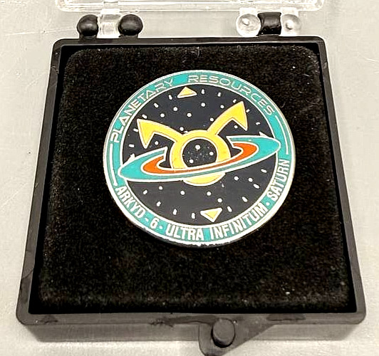 Planetary Resources Arkyd 6 Lapel Pin Ultra Infinitum Rare Space Rocket Tech Planetary Resources Arkyd 6 Lapel Pin Ultra Infinitum Rare Space Rocket Tech