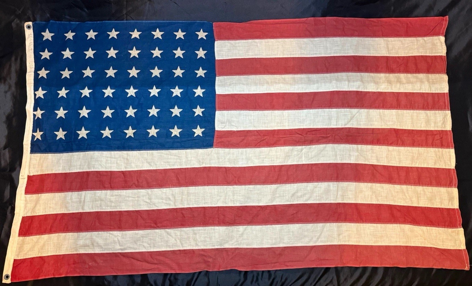 Vintage 48 Star US American Flag Heavy Cotton Stitched Stars Regal Co. 48-Star Vintage 48 Star US American Flag Heavy Cotton Stitched Stars Regal Co. 48-Star