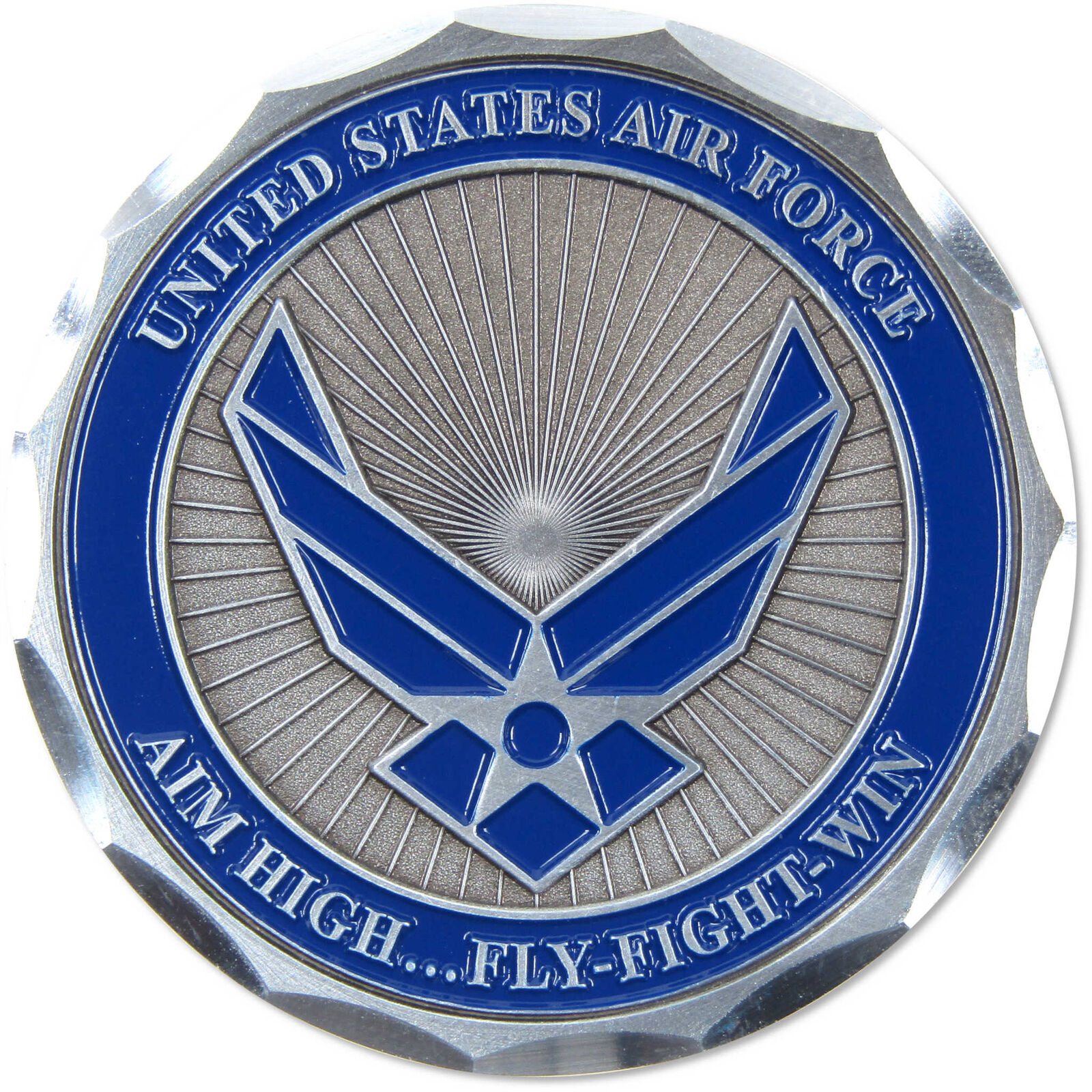 United States Air Force Challenge Coin Brass Collectible with Enameled Coloring