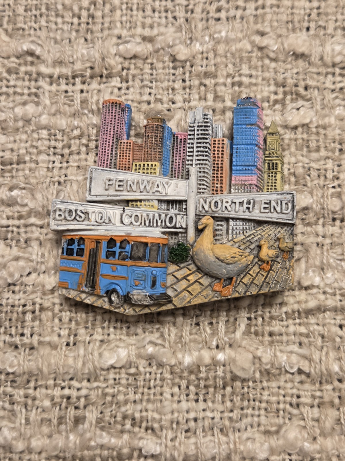 Boston Skyline Fridge Magnet