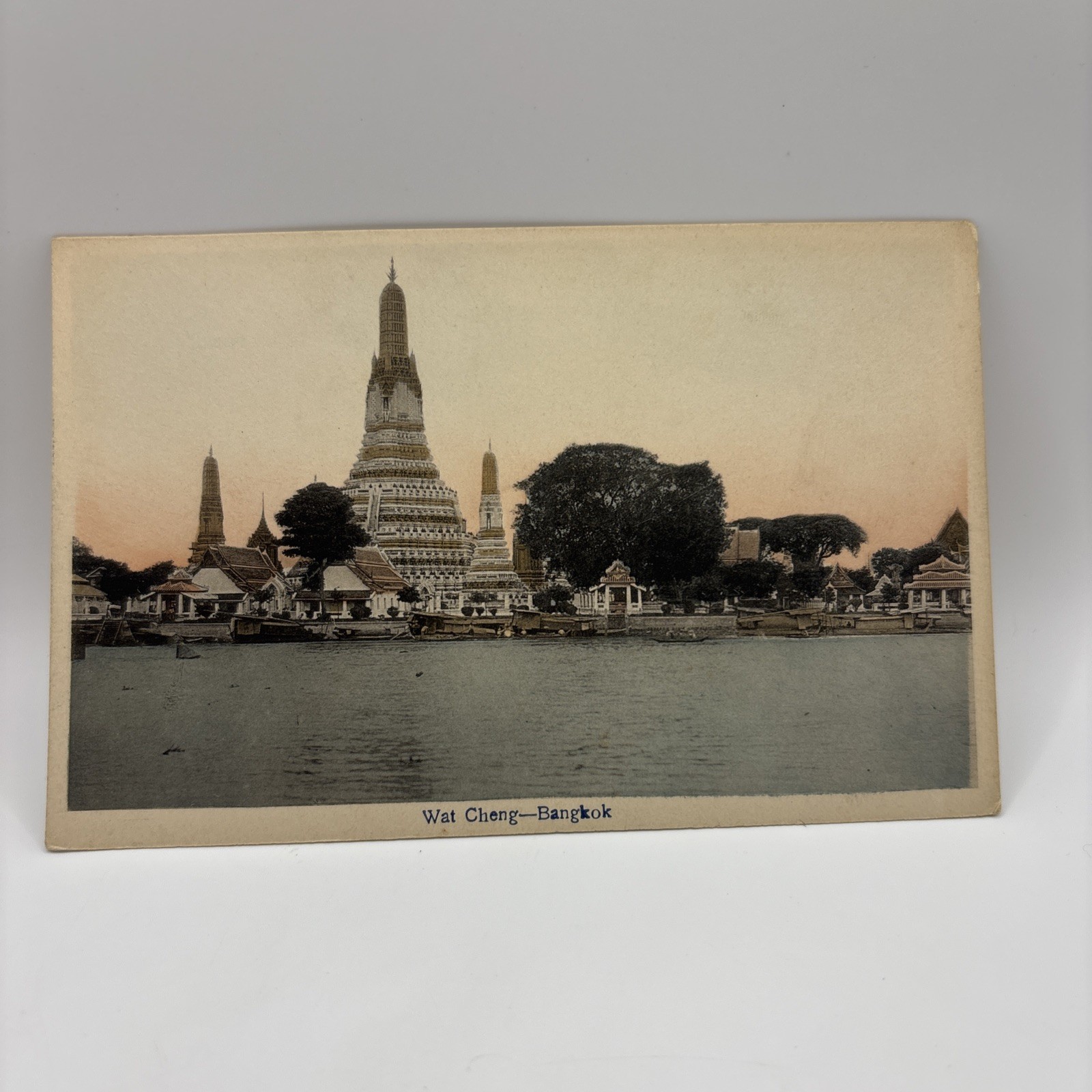 Vintage Postcard Bangkok, Thailand, Wat Cheng Vintage Postcard Bangkok, Thailand, Wat Cheng