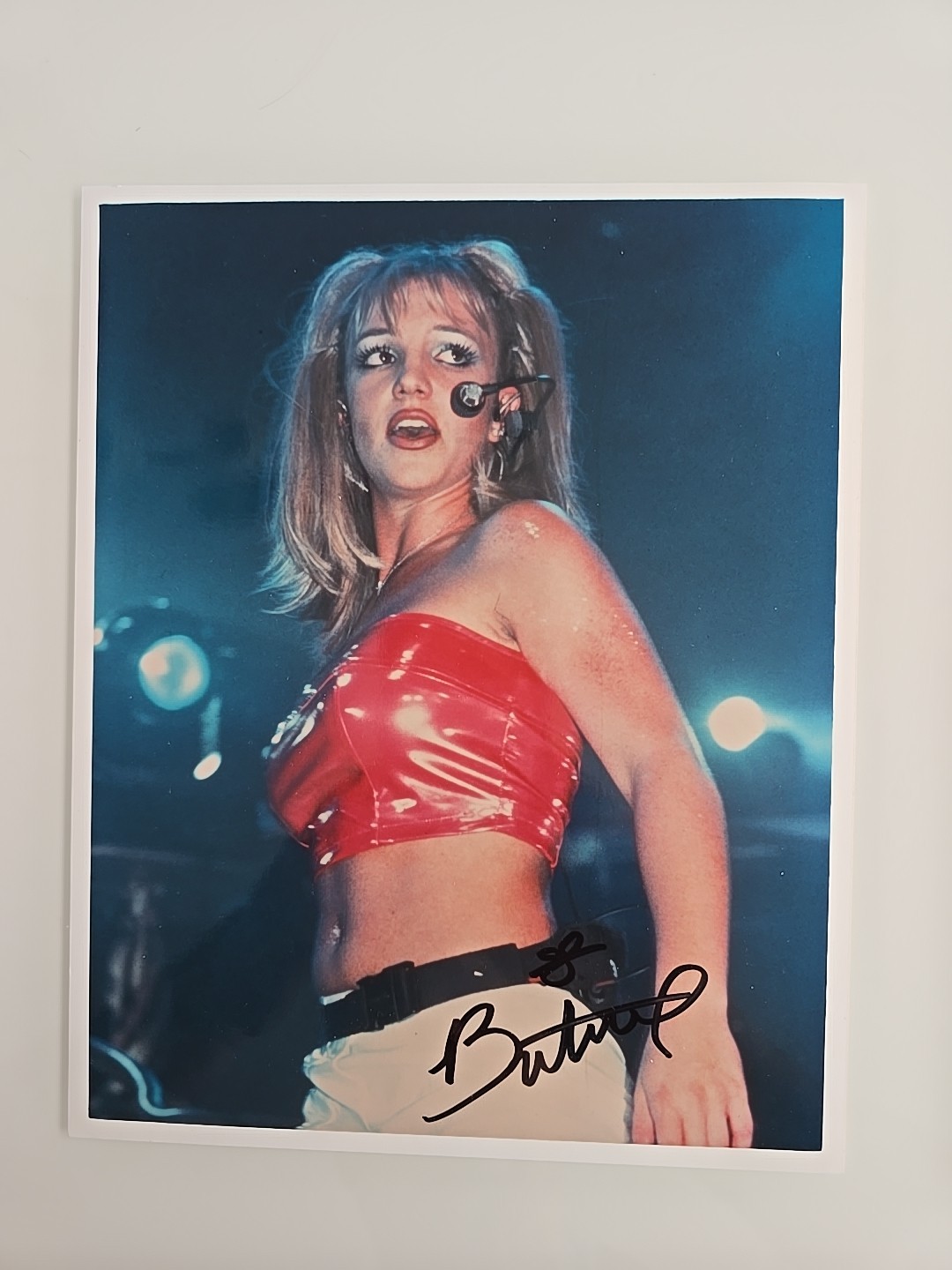 BRITNEY SPEARS XL Photo Original Autograph 20x25 COA Signed
