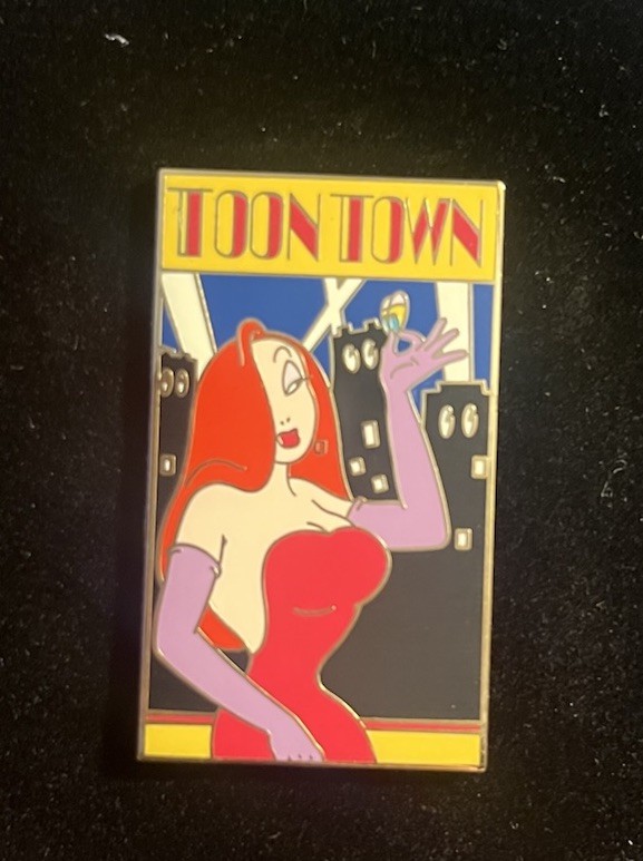 Disney Shopping Jessica Rabbit. Vintage Poster LE 250 Rare 2008 Pin Disney Shopping Jessica Rabbit. Vintage Poster LE 250 Rare 2008 Pin