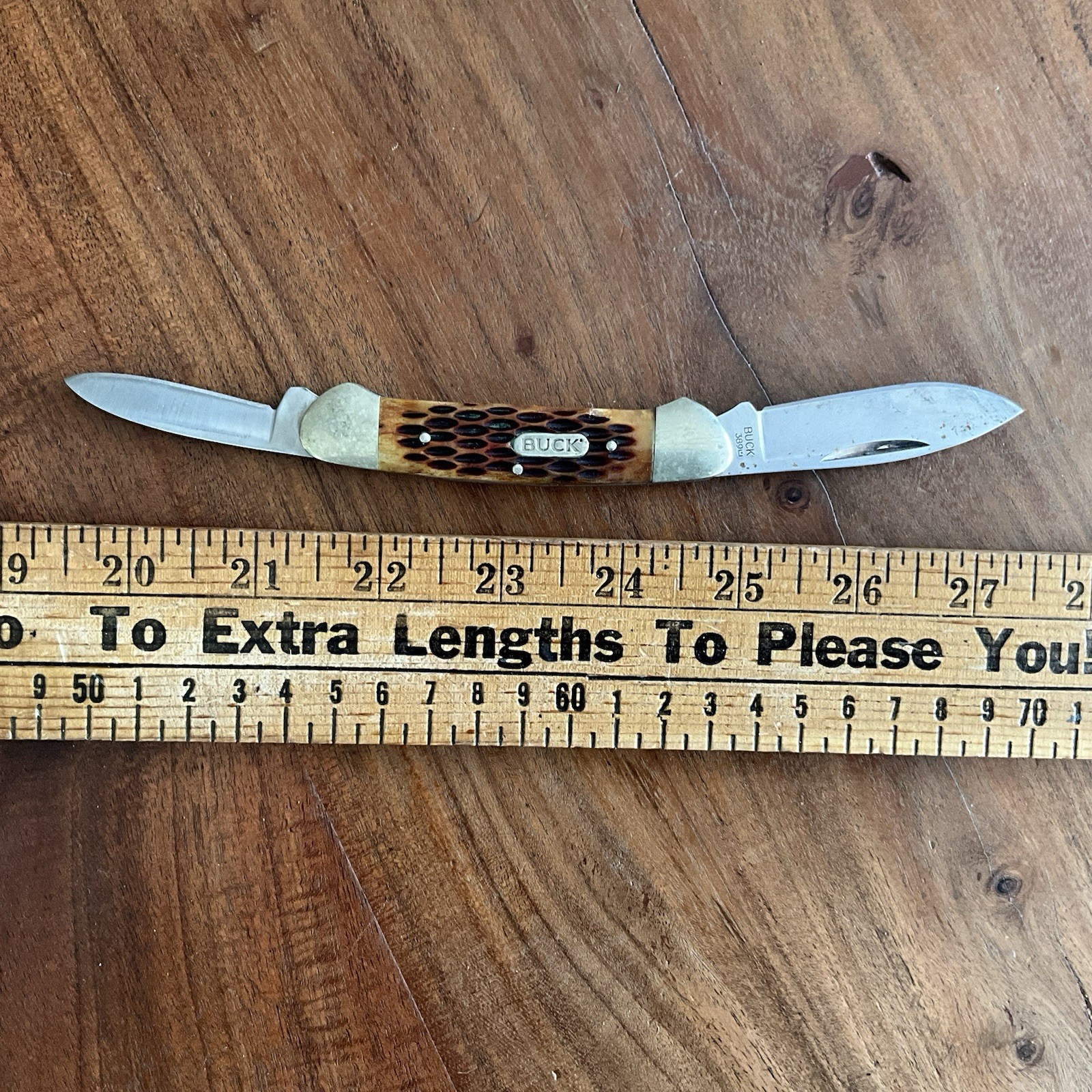 Vintage Buck Canoe 389 WITH TWO Blade Folding pocket KNIFE - 2018 Date code