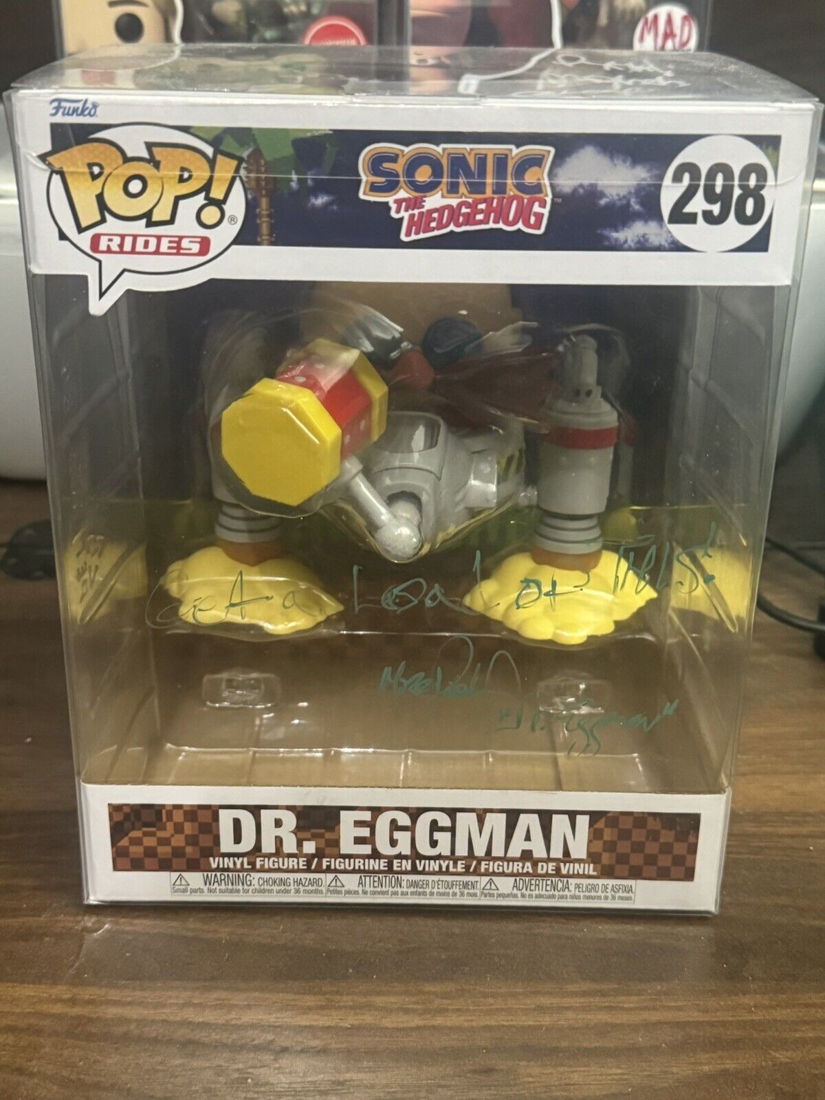 Signed Dr Eggman Funko Pop
