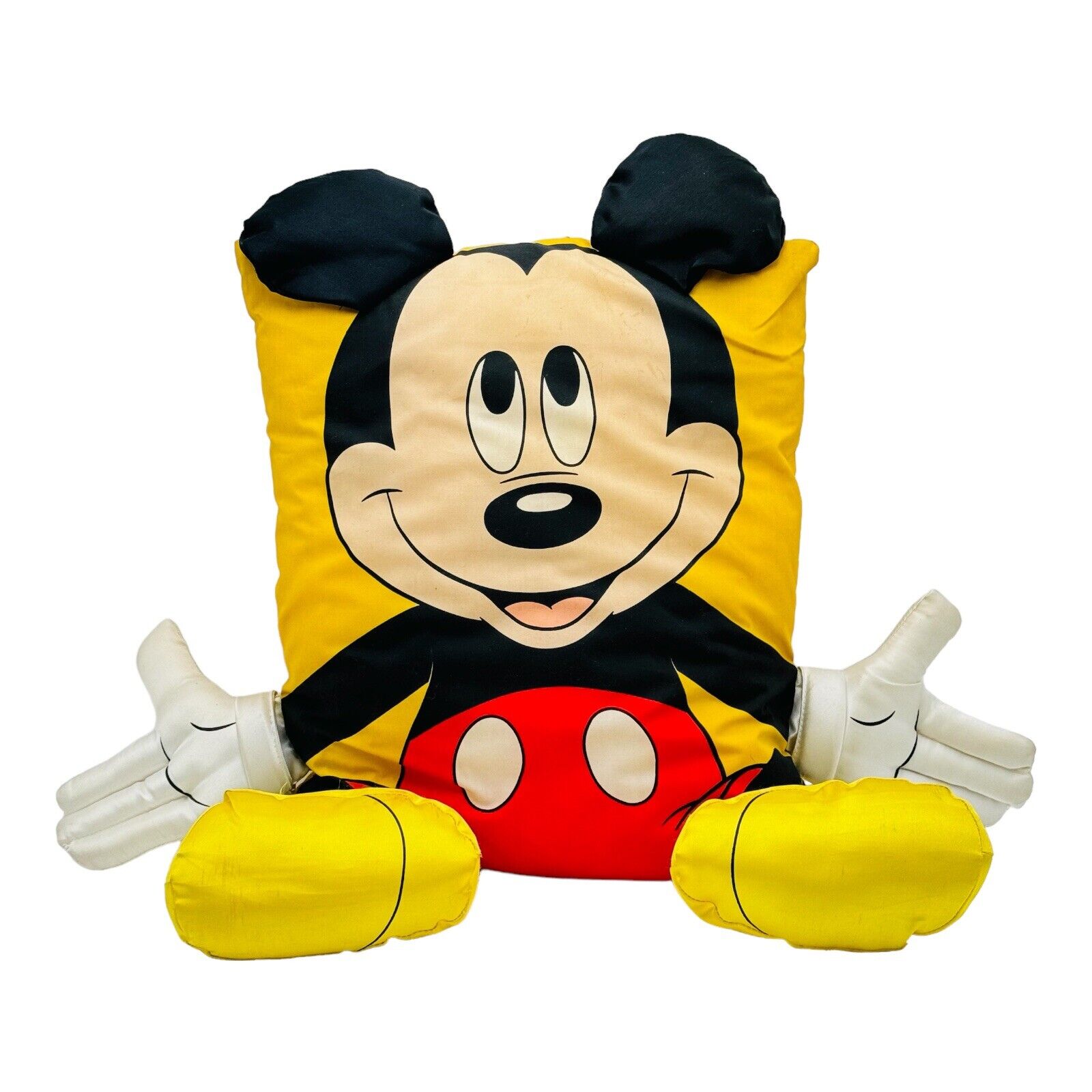 Vintage 1989 Mickey Mouse Mickey\'s Pillow Friends Loveable Snuggable Pillow
