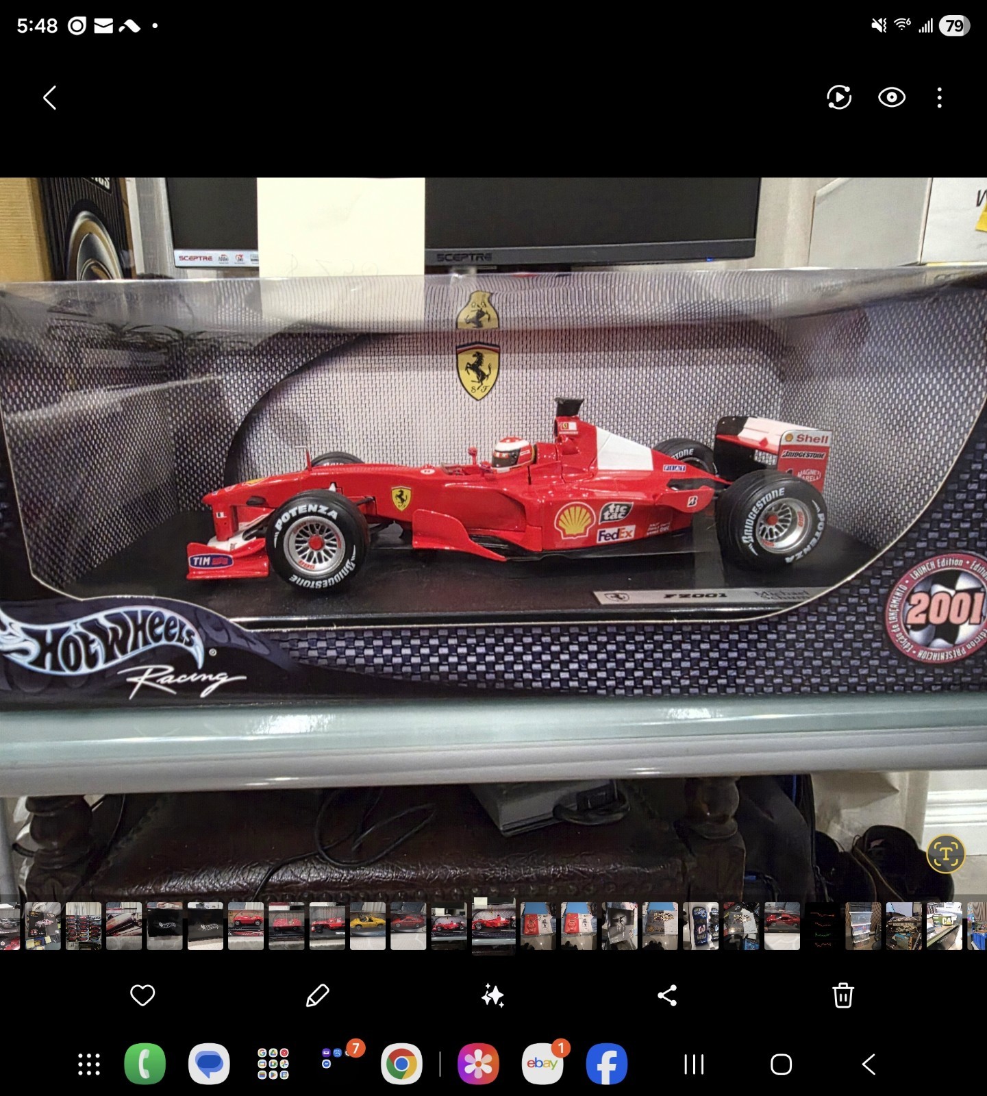 Ferrari Vhtf Hot Wheels 1/18 M Schumacher F1 Ferrari JPN Limited Edition Rare Ca