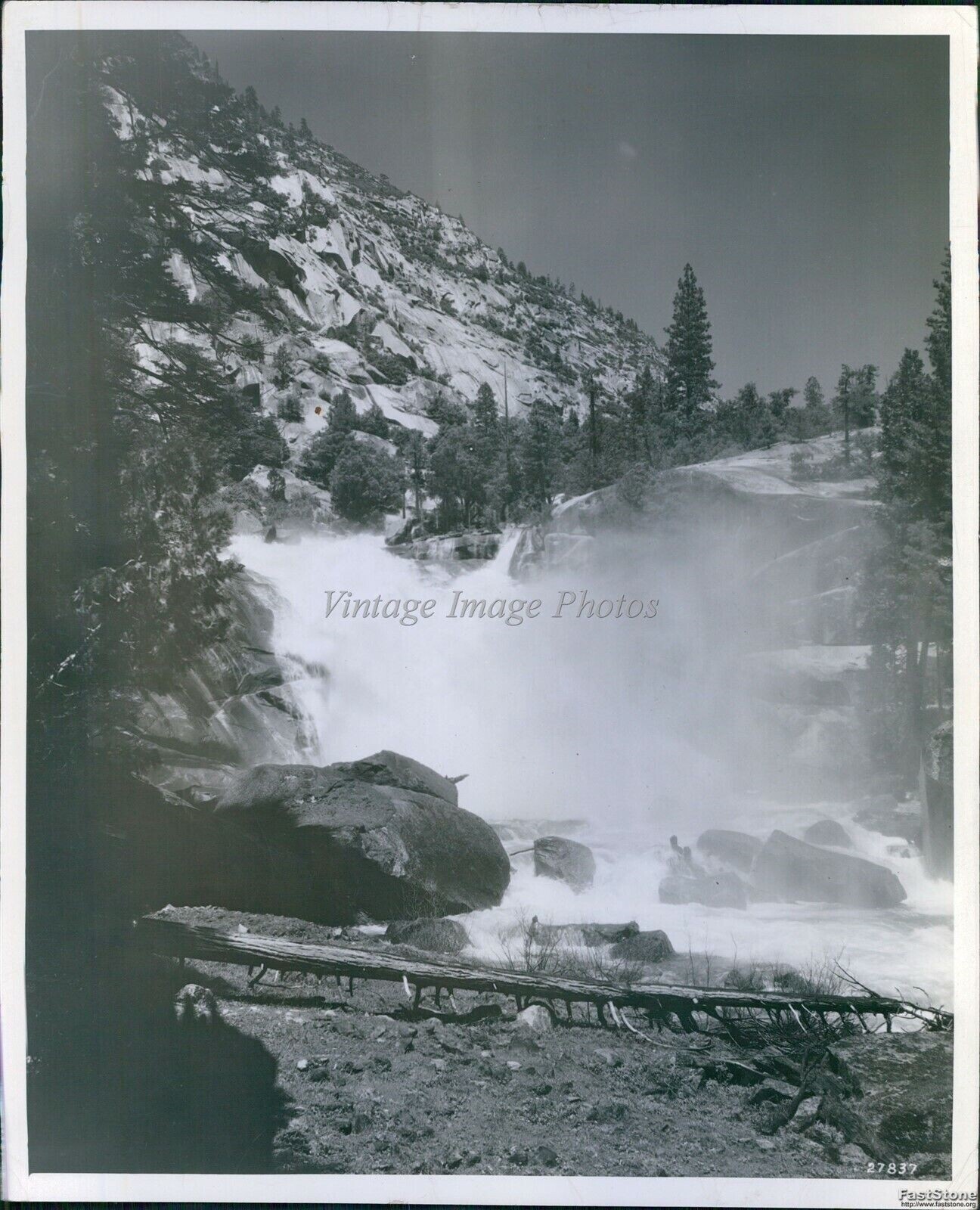 1941 Kings Canyon National Park Mist Falls South Fork Travel Vintage Photo 8x10
