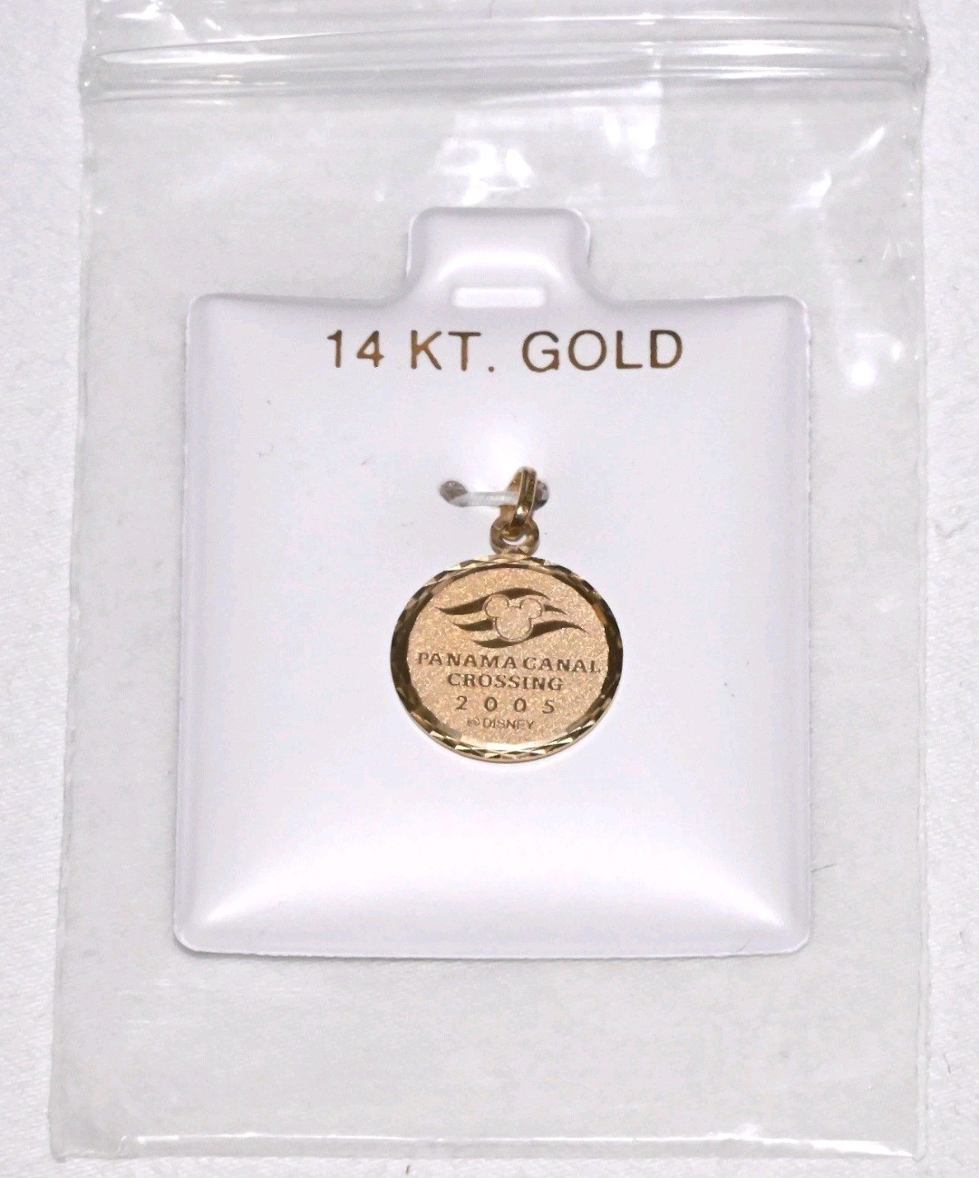 2005 Disney Cruise Line Panama Canal Charm 14K Gold