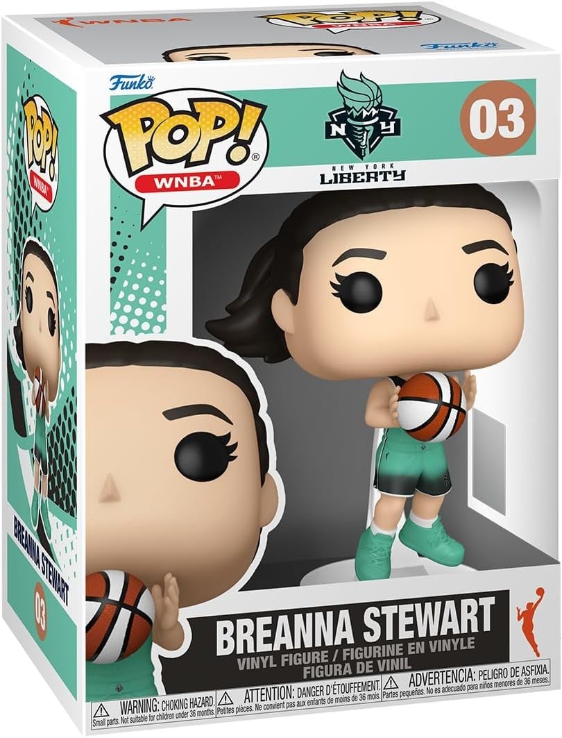 Funko Pop WNBA New York Liberty: Breanna Stewart Figure w/ Protector