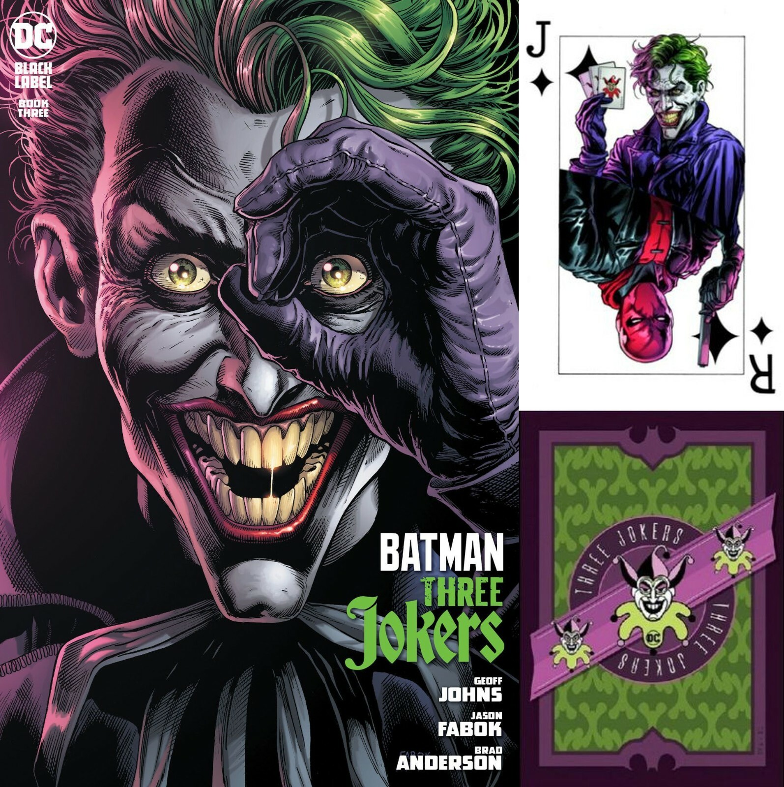 BATMAN Three 3 JOKERS ALL 17 Variants 7 Ratios Fabok PREMIUM HC UPDATED