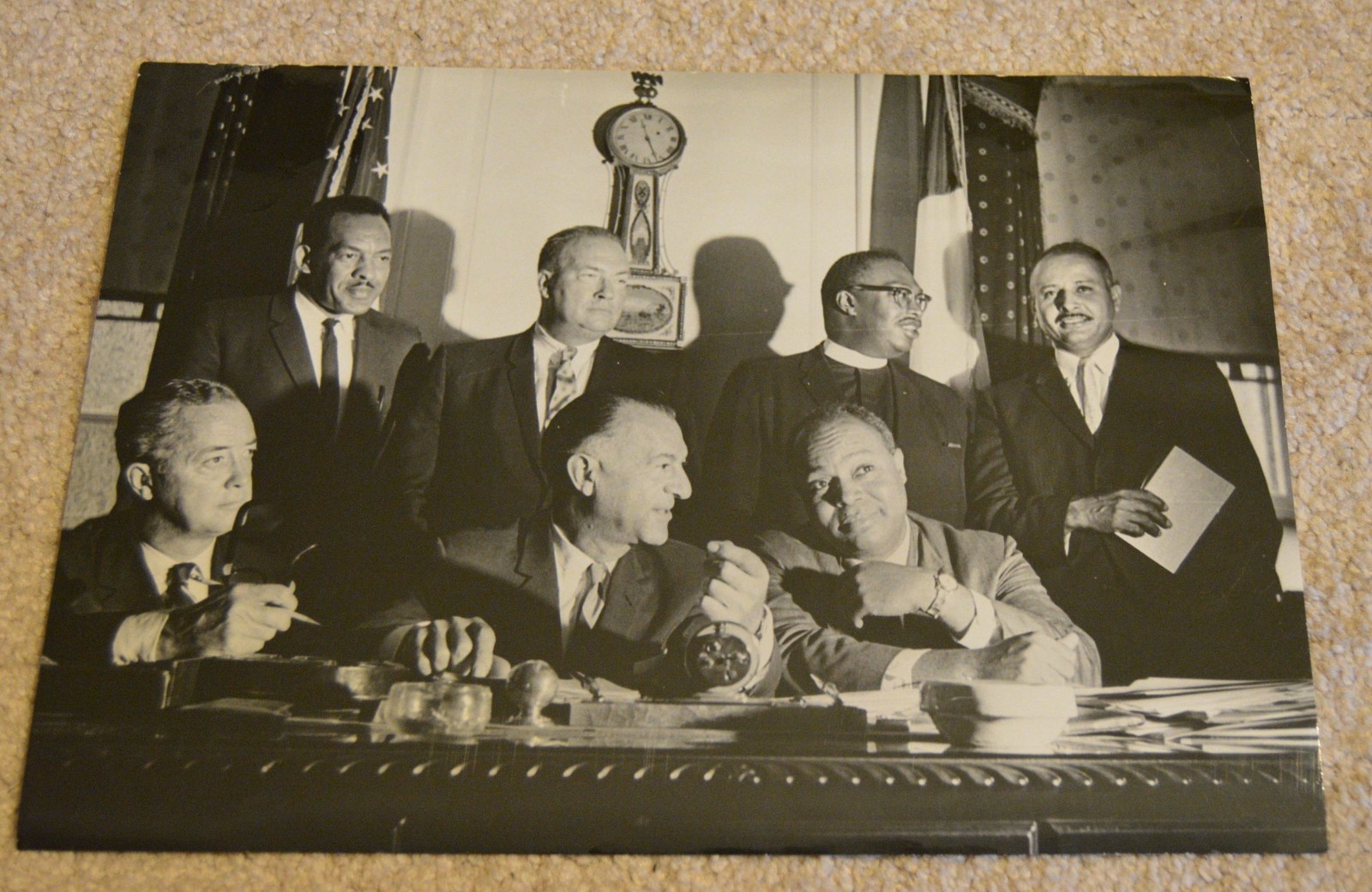 1964 Harlem Riots City Hall Meeting Photo James Farmer CORE NAACP Urban League 1964 Harlem Riots City Hall Meeting Photo James Farmer CORE NAACP Urban League