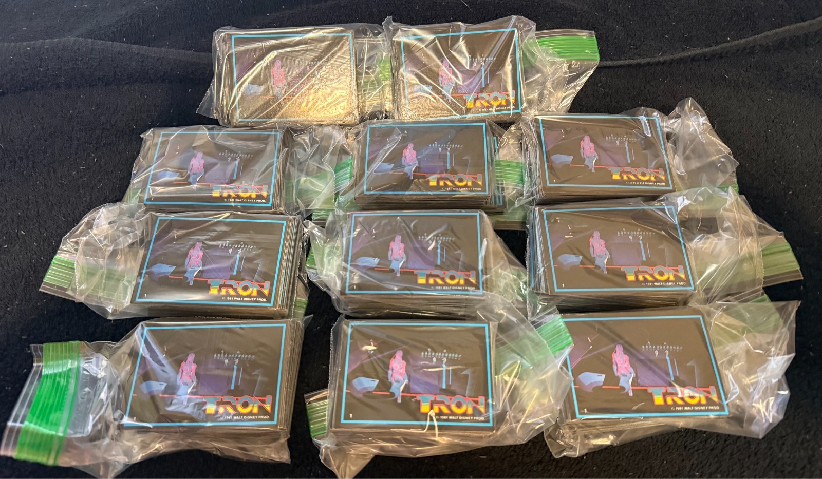 1981/1982 Donruss TRON base set (66 cards) in raw VG condition