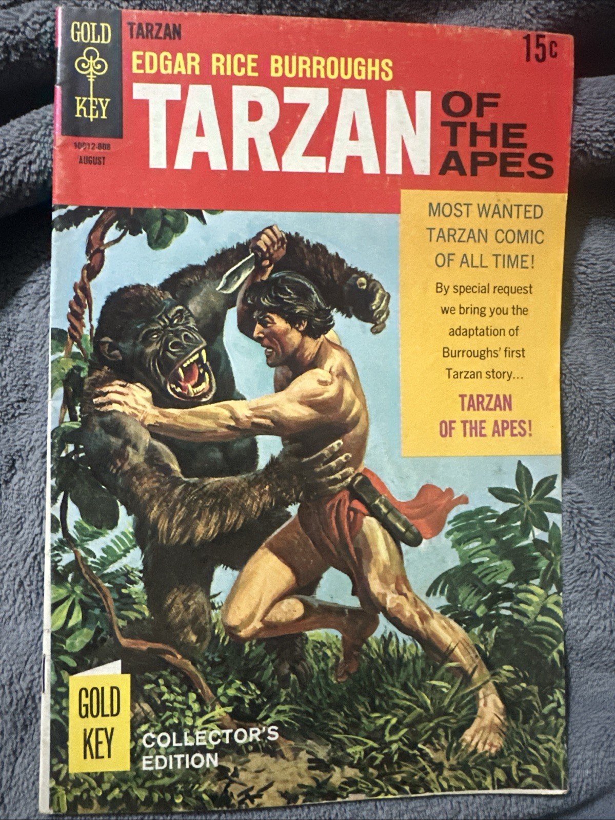 Edgar Rice Burroughs\' Tarzan of the Apes #178 (Western August 1968)