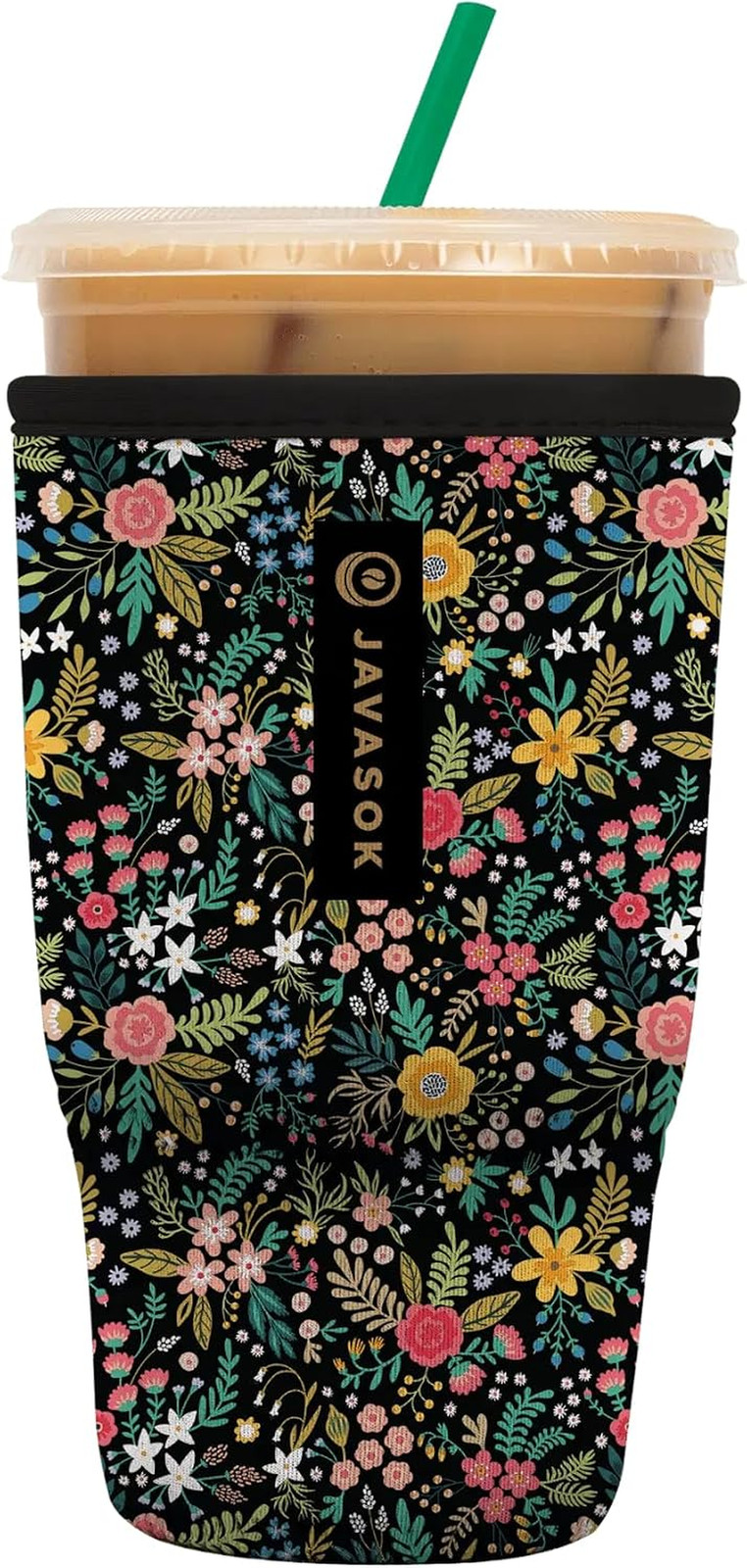 Javasok Iced Coffee & Cold Soda Insulated Neoprene Cup Sleeve (English