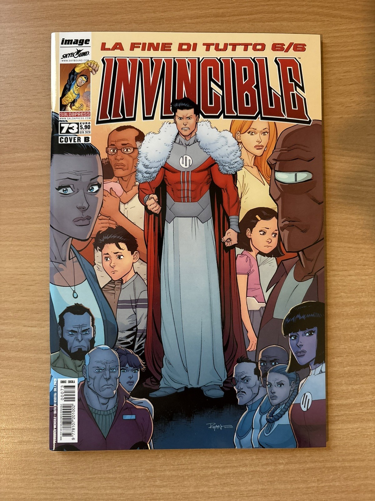 INVINCIBLE #73/US 144  1st App Kid Invincible Final Issue Image/SALDAPRESS