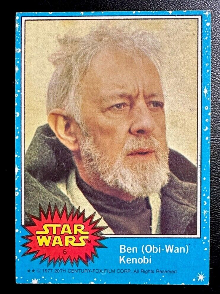 1977 Topps Star Wars #6 Ben (Obi-Wan) Kenobi EX