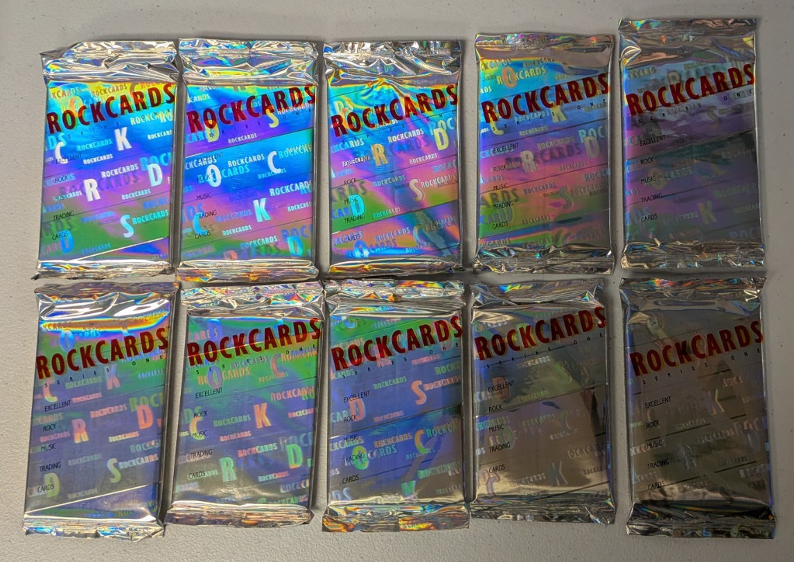 Lot of 10 Vtg 1991 Brockun Music Trafing Card Packs Factory Sealed Grateful Dead
