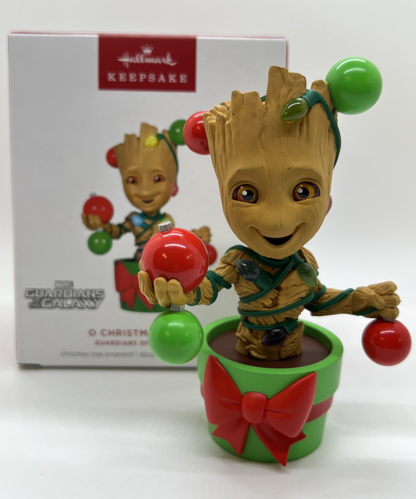 2024 Hallmark Keepsake O Christmas Groot Guardians of the Galaxy Ornament NEW