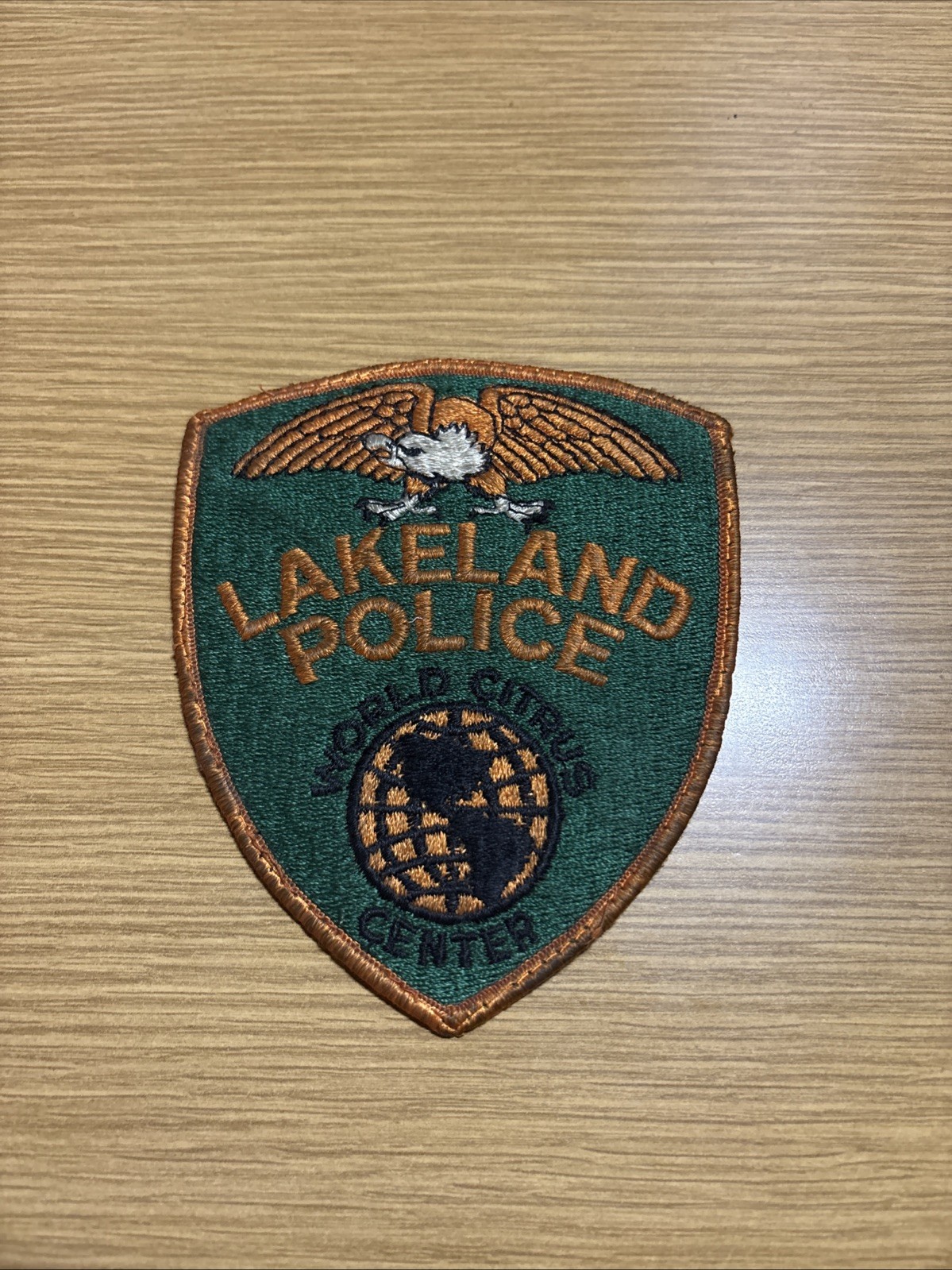 Lakeland Florida Police Patch Used Historical Memoribilia