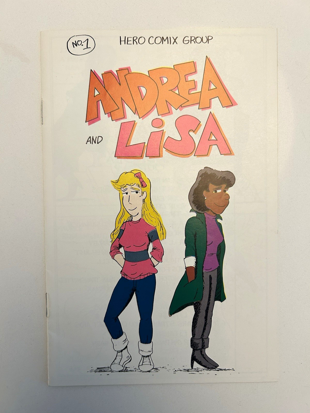 RARE 1987 Andrea and Lisa #1 HERO AIDS HIV Safer Sex Education Comic Book