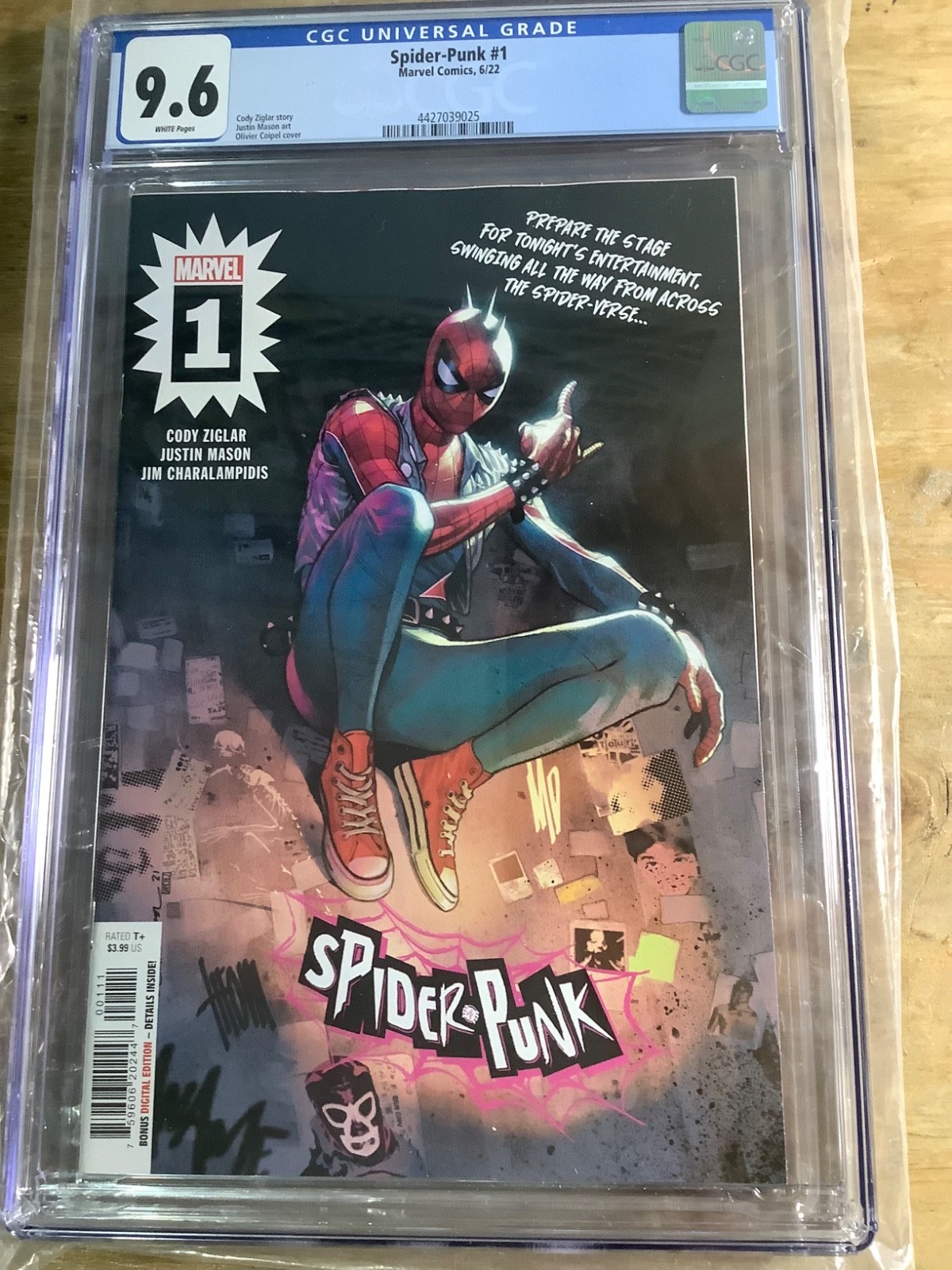Spider-Punk #1 CGC 9.8 (2022) Coipel Cover Marvel Comics