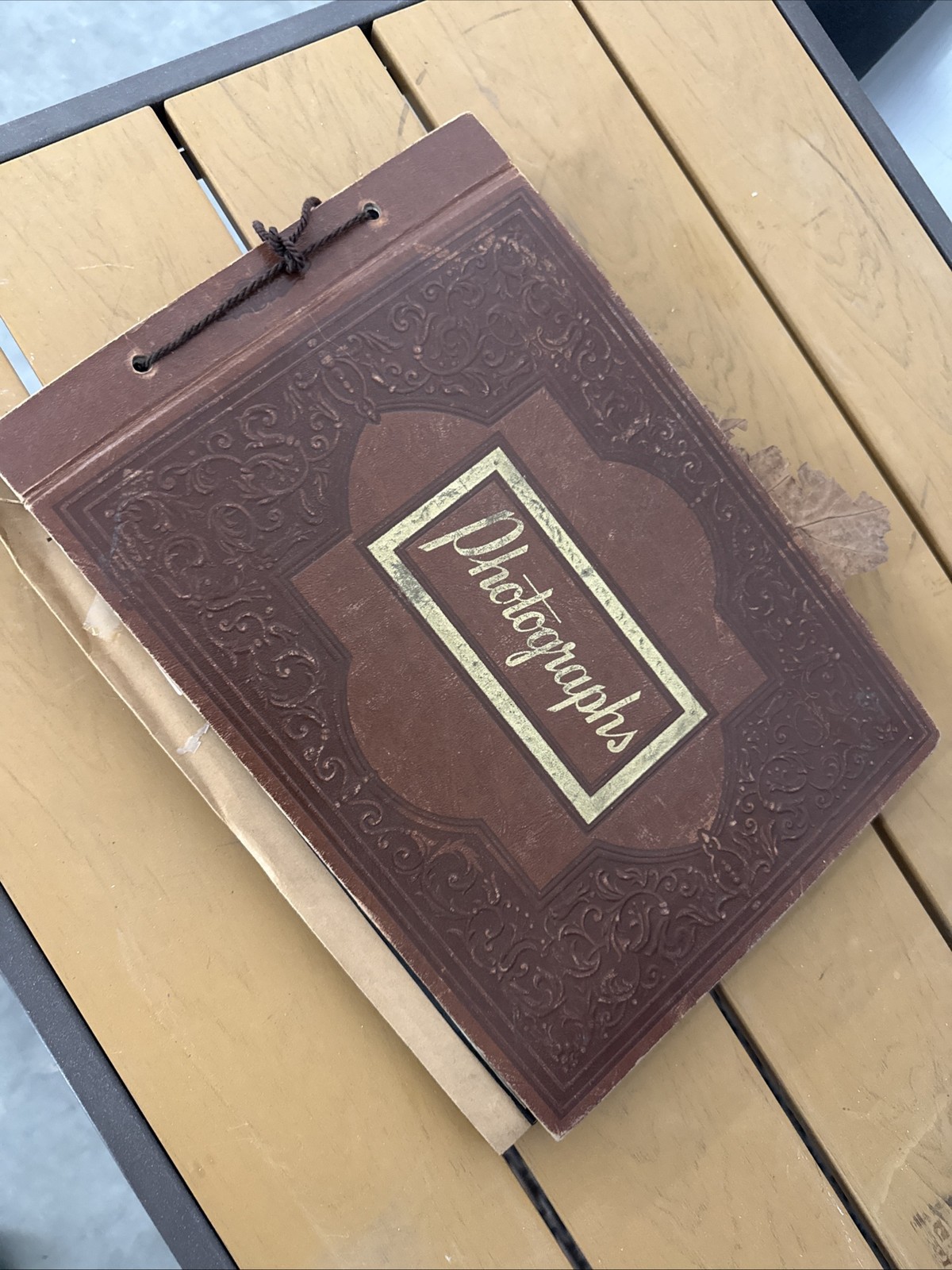 VTG 1950s Photo Album Scrap Book With Antique Photos Memorabilia 1953 History