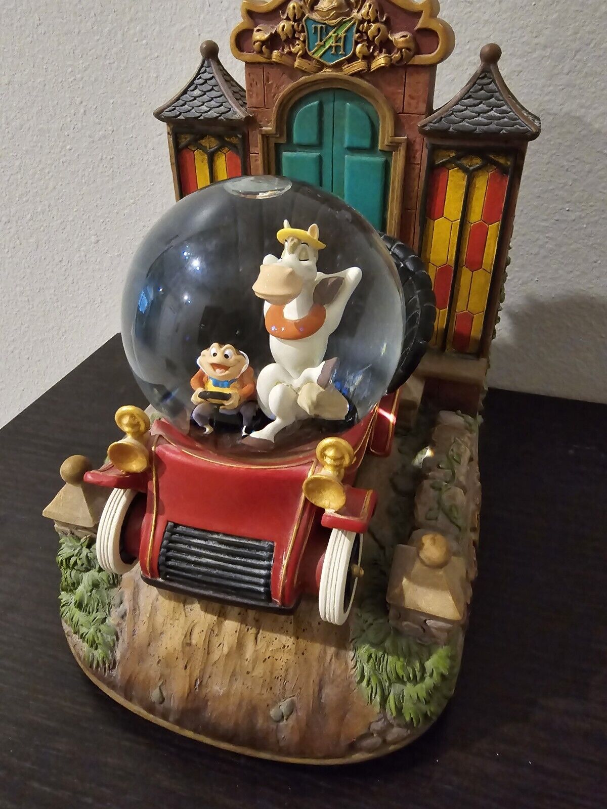 Disney Mr. Toads Wild Ride Snow Globe Adventures of Ichabod and Mr. Toad RARE