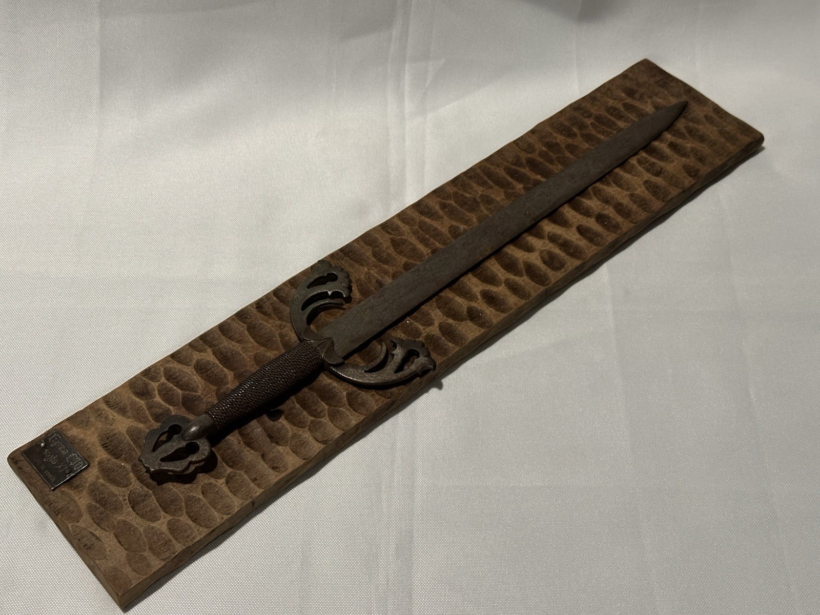 Vintage Tizona El Cid Replica Sword Decoration Wire Wrap Handle Cigla XI Spain
