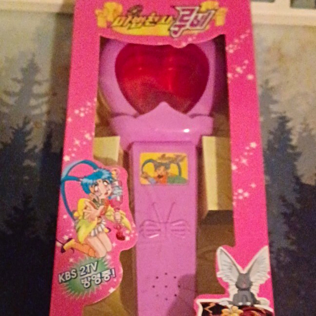 Tenchi Muyo Magical Girl Pretty Sammy Toy Microphone Korean Pink Box NEW