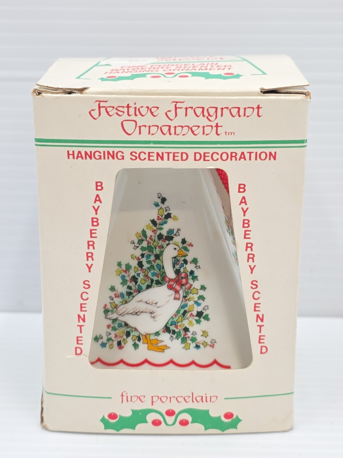 Cardinal Ornament MCM Vintage Jasco  Porcelain NOS Gift Idea