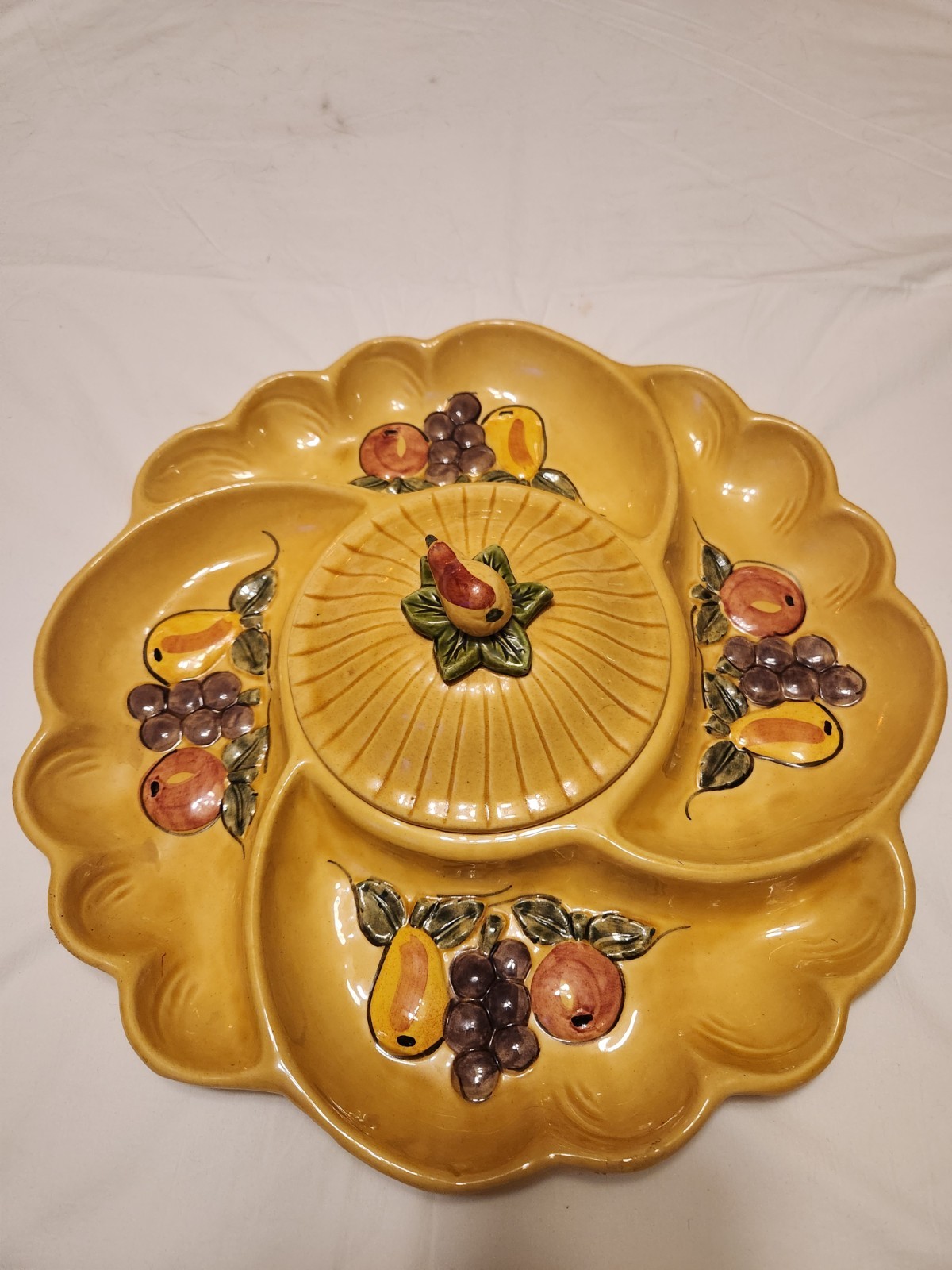 Vintage Mid-century Maurice Of California Hors D'oeuvre / Chip And Dip...