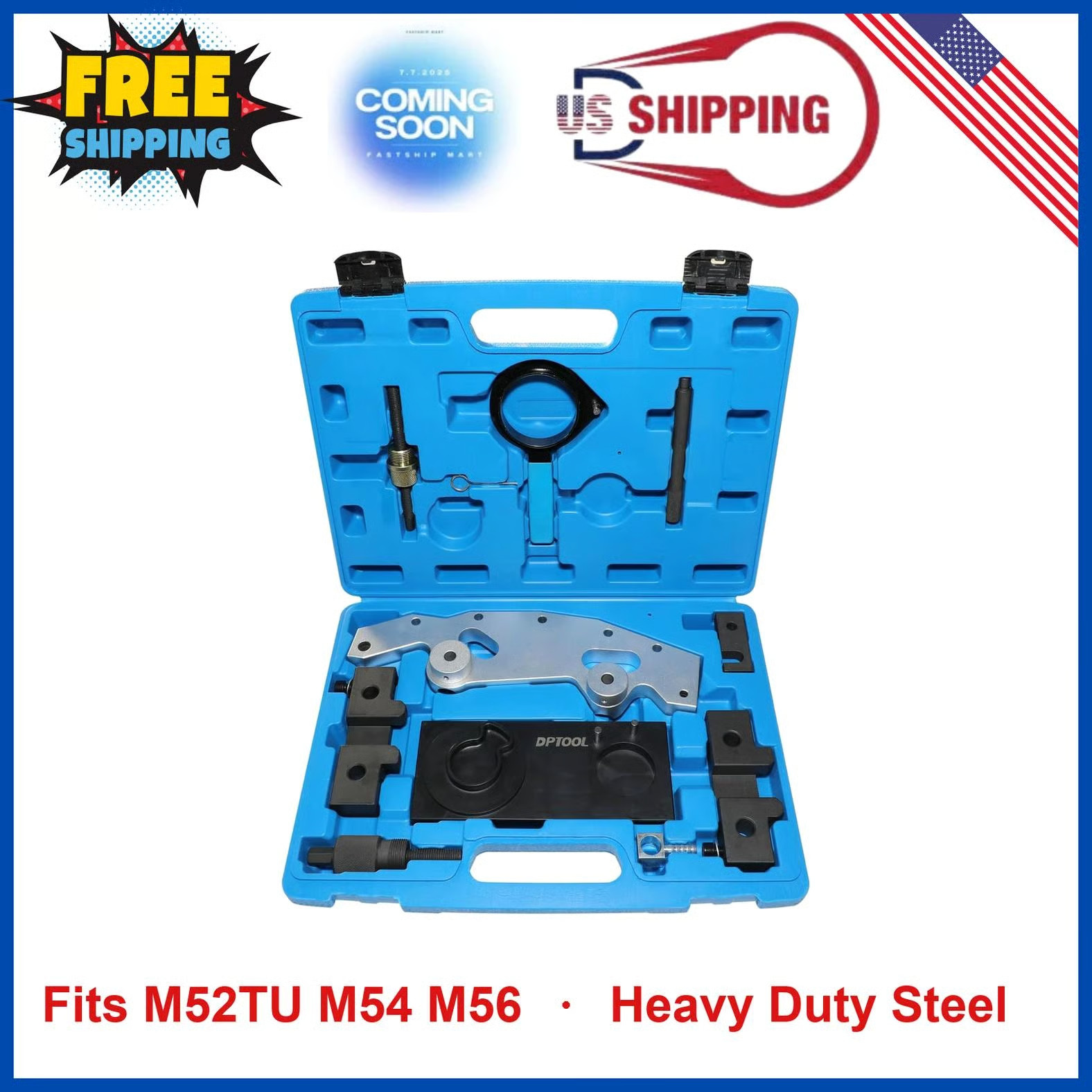 Double Vanos Camshaft Timing Tool Kit for BMW M52 M54 M56 Sprocket Assembly Jig Double Vanos Camshaft Timing Tool Kit for BMW M52 M54 M56 Sprocket Assembly Jig