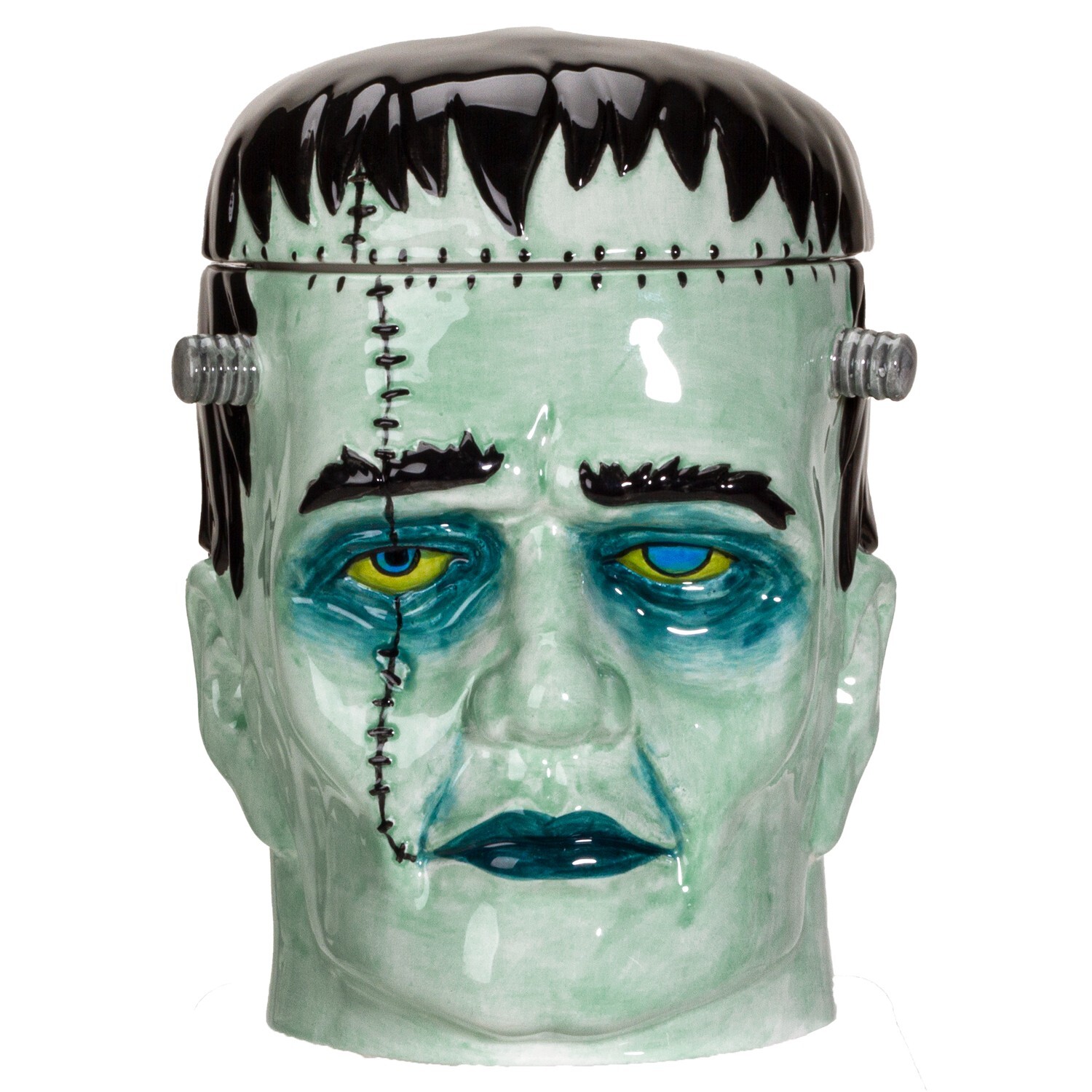 PT Frankenstein Hand Painted Ceramic Cookie Jar