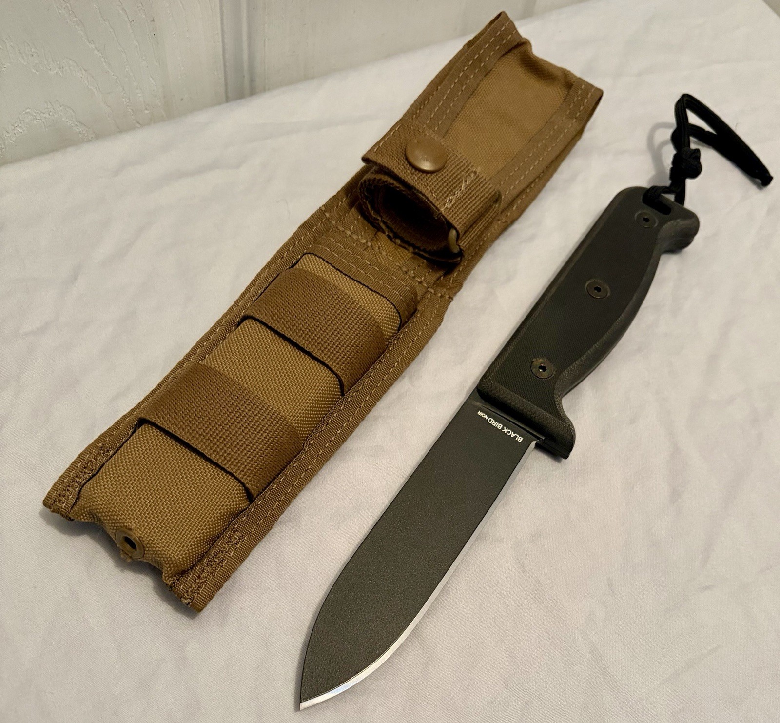 Ontario USA Black Bird Noir SK-5 Survival Knife & Sheath RARE / MINT / UNUSED