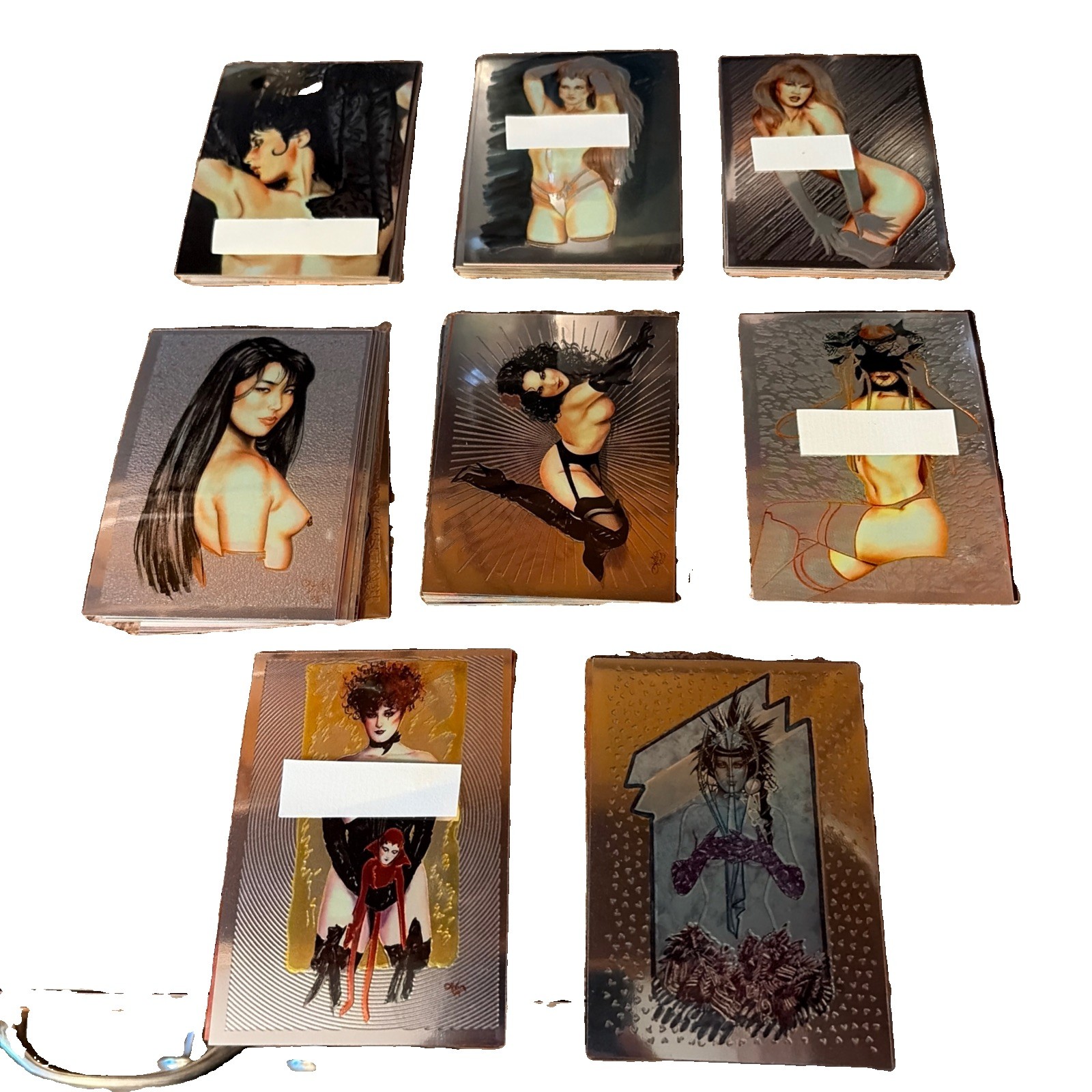 1995 Comic Images Olivia: Studies in Sensuality 1-90 Chromium Complete Set