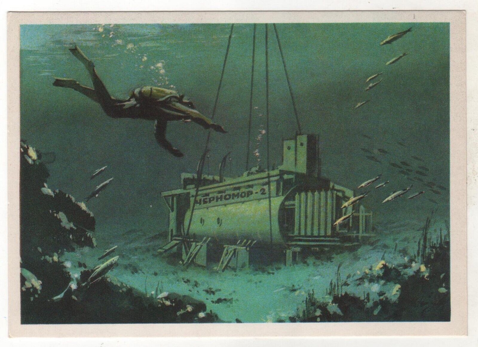 1974 Man & Ocean Diver Underwater laboratories \