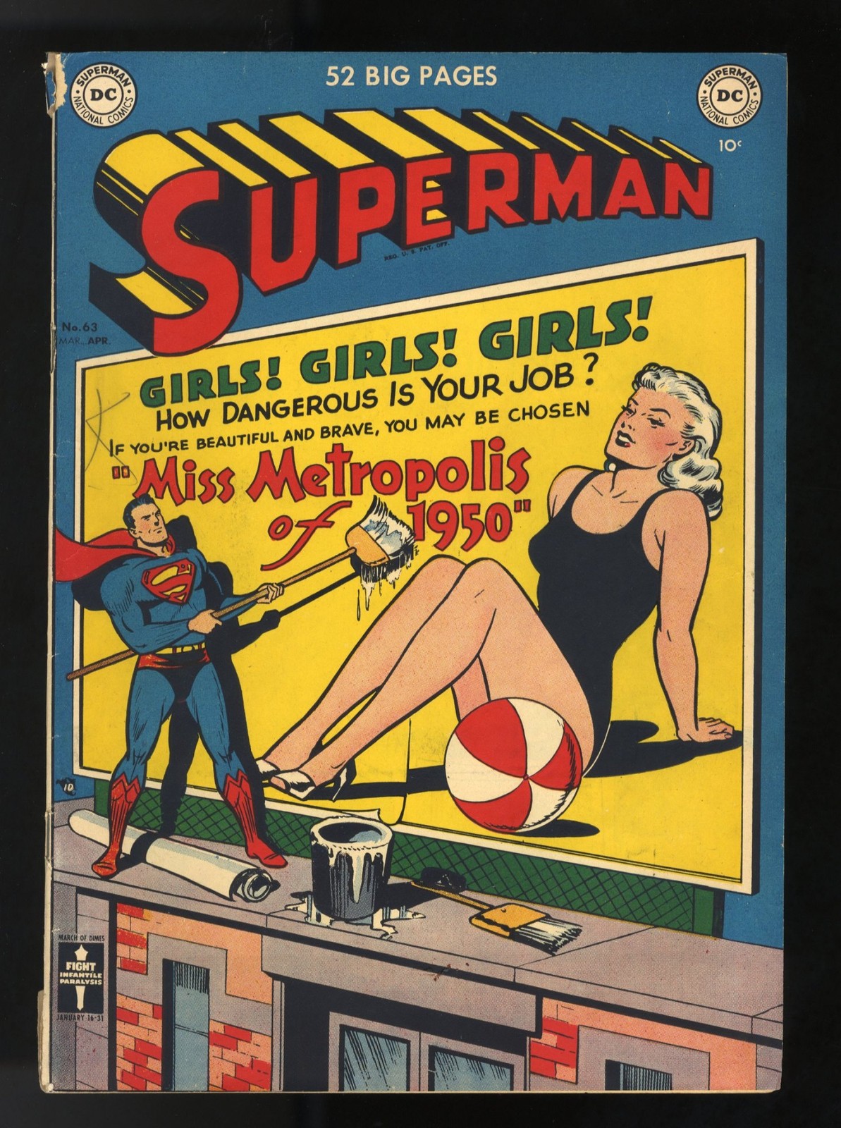 Superman #63 VG/FN 5.0 DC Comics 1950