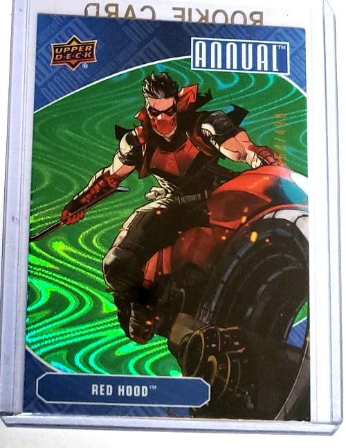 2023-24 U.D.  D.C.  ANNUAL  GREEN  RED HOOD..  354/499  #69  WARNER BROS.