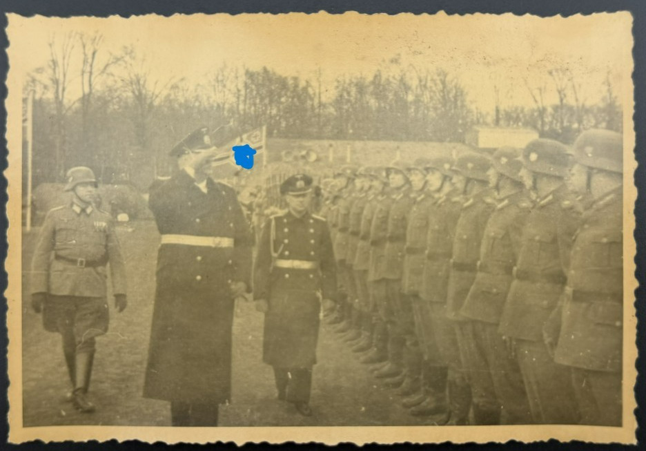 Antique WW2 German Soldiers Inspection Photo Rare History Militaria Collectible