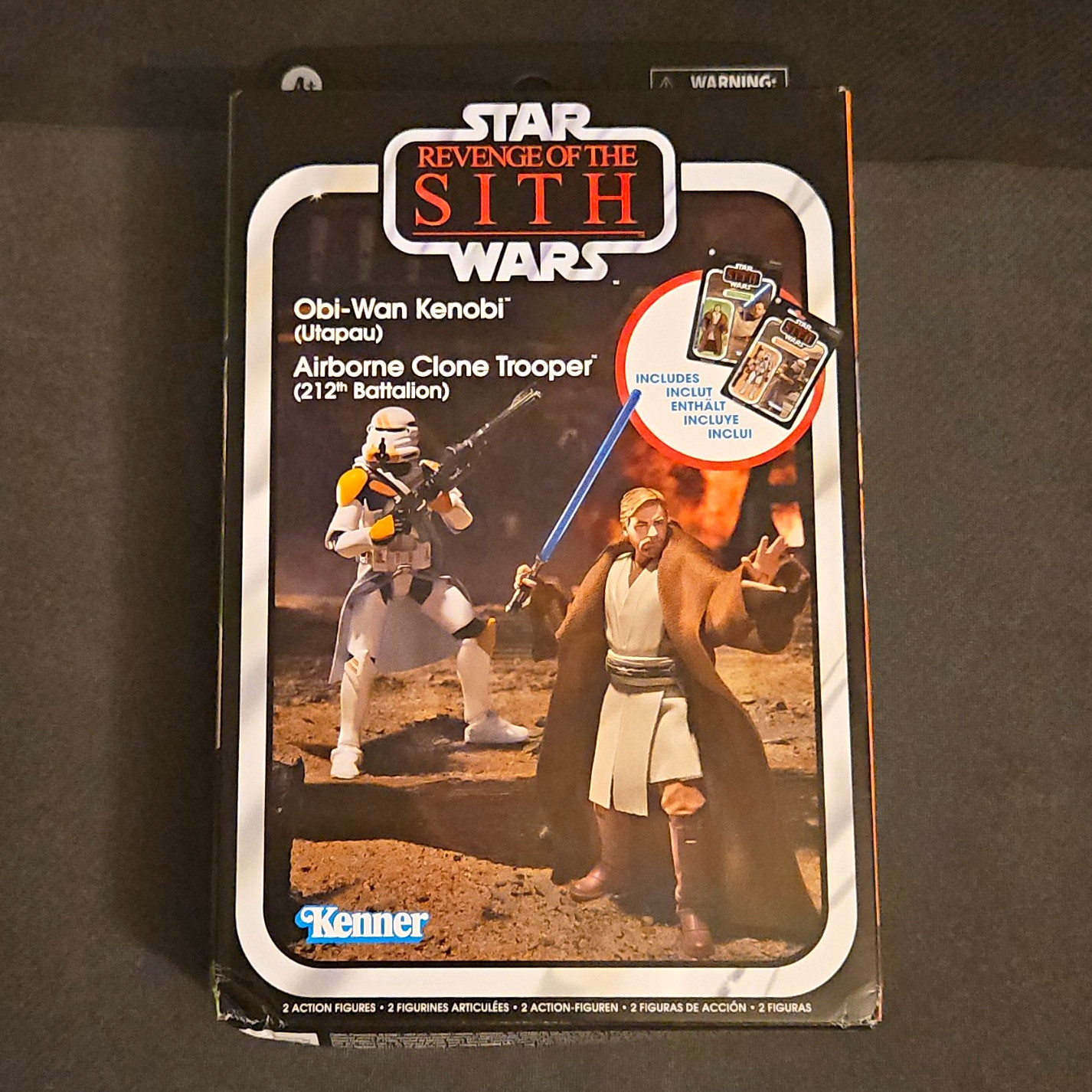 Star Wars Vintage Collection Obi-Wan Kenobi & Airborne Clone 2-Pack *BOX DAMAGE*