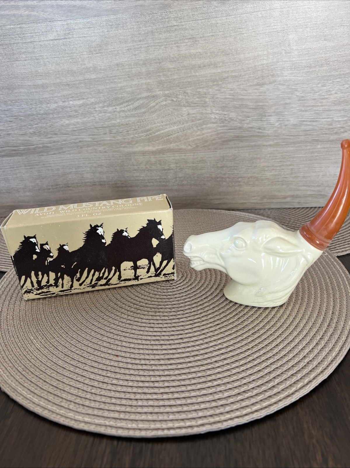 Avon Wild Mustang Pipe Wild Country Cologne, Full New With Box