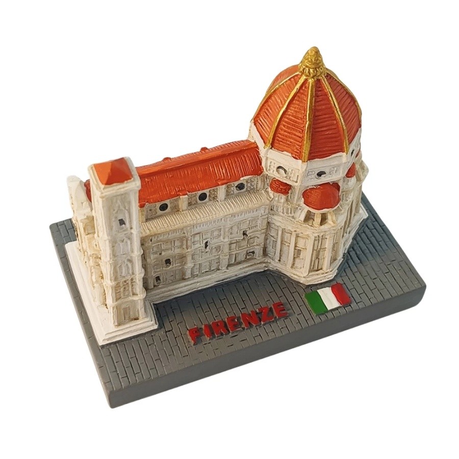 Firenze Duomo Santa Maria del Fiore Landmark Model Figurine Resin Table Ornament