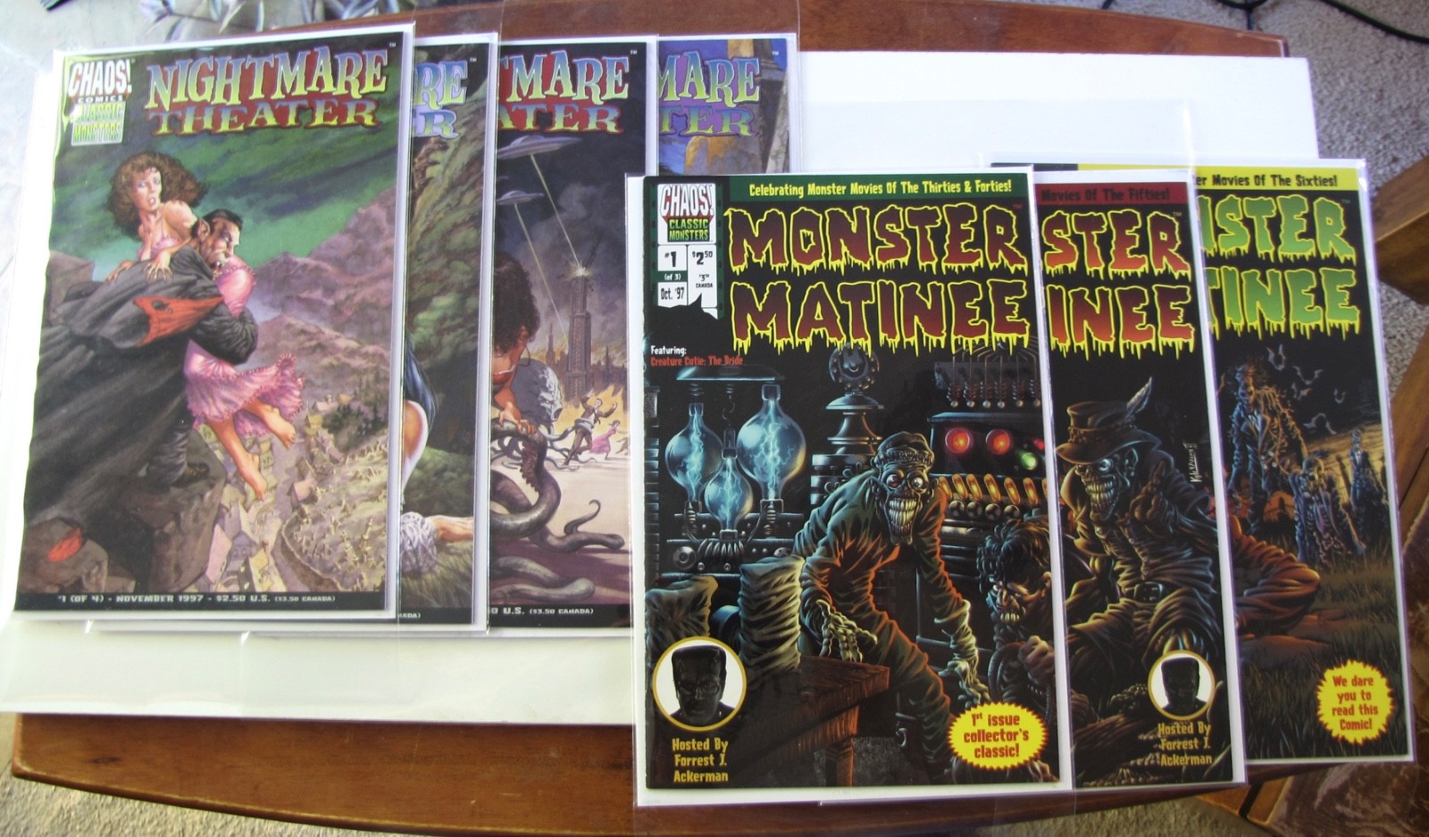 Nightmare Theater #1-4 & Monster Matinee #1-3