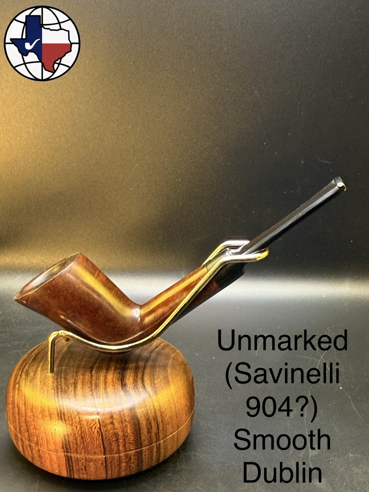 Unmarked (Savinelli 904?) Smooth Dublin Tobacco Pipe