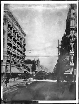 Main Street and 4th Street 1903-1905 California Old Photo