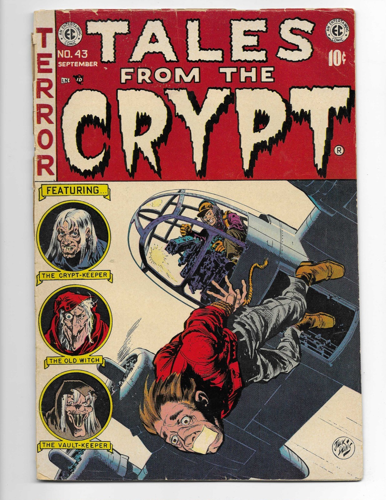 Tales From The Crypt 43 1954 EC Comics G/VG 3.0 Crypt-Keeper Old Witch