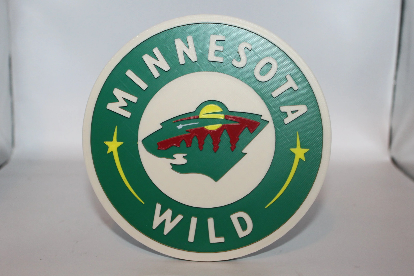 Minnesota Wild 3D printed Logo Sign Wall Desk Shelf Art